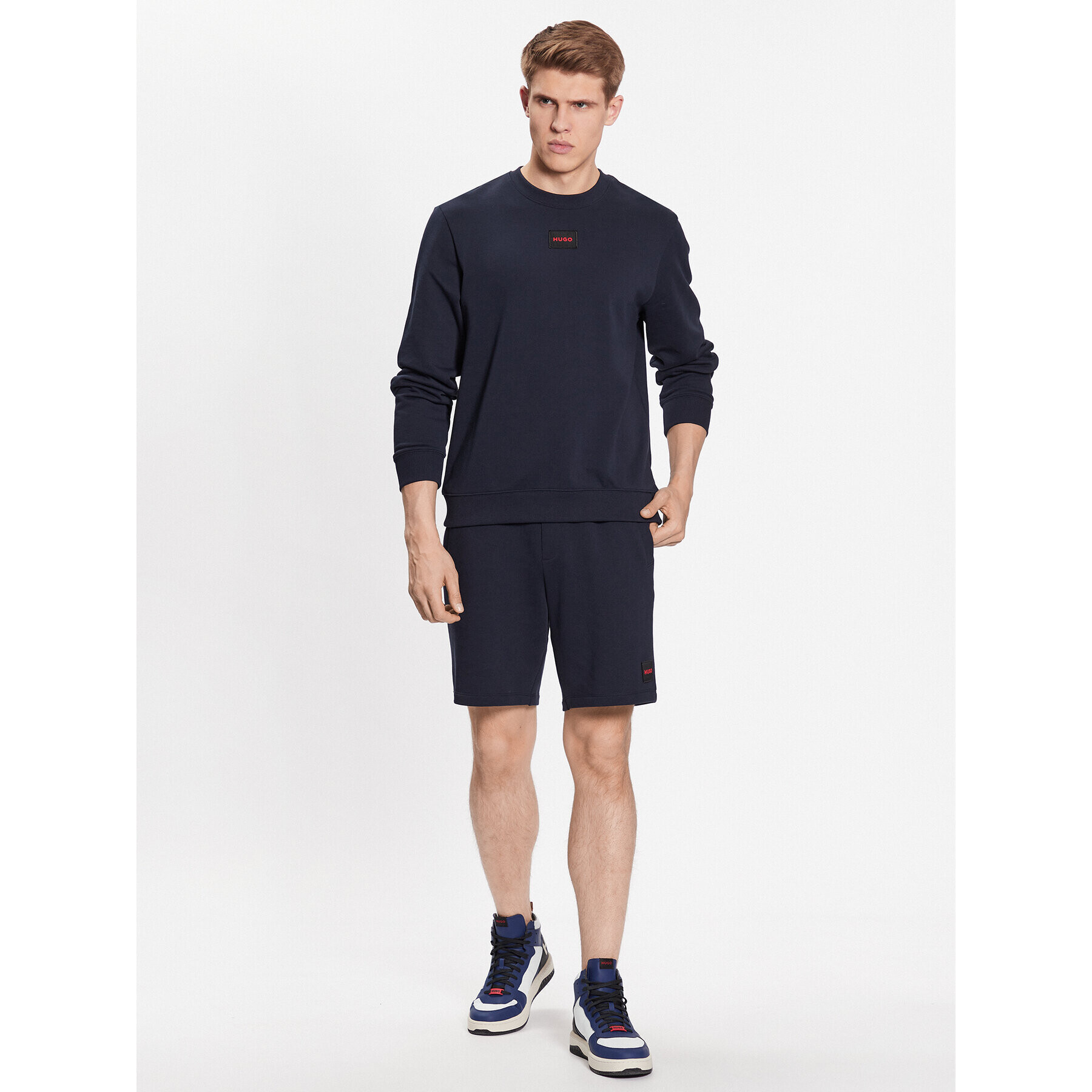 Hugo Pantaloni scurți sport 50466196 Bleumarin Regular Fit - Pled.ro