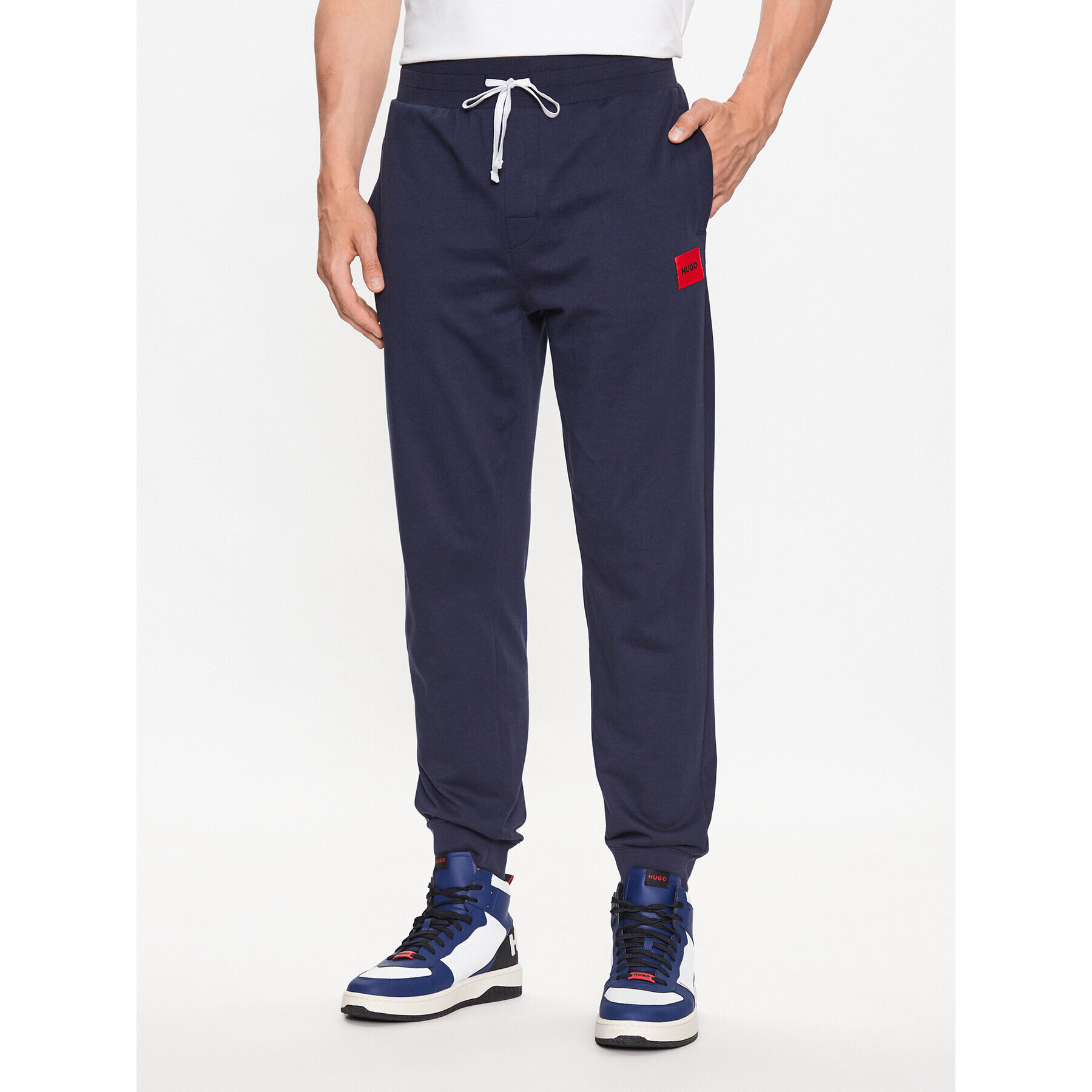 Hugo Pantaloni trening 50490270 Bleumarin Regular Fit - Pled.ro