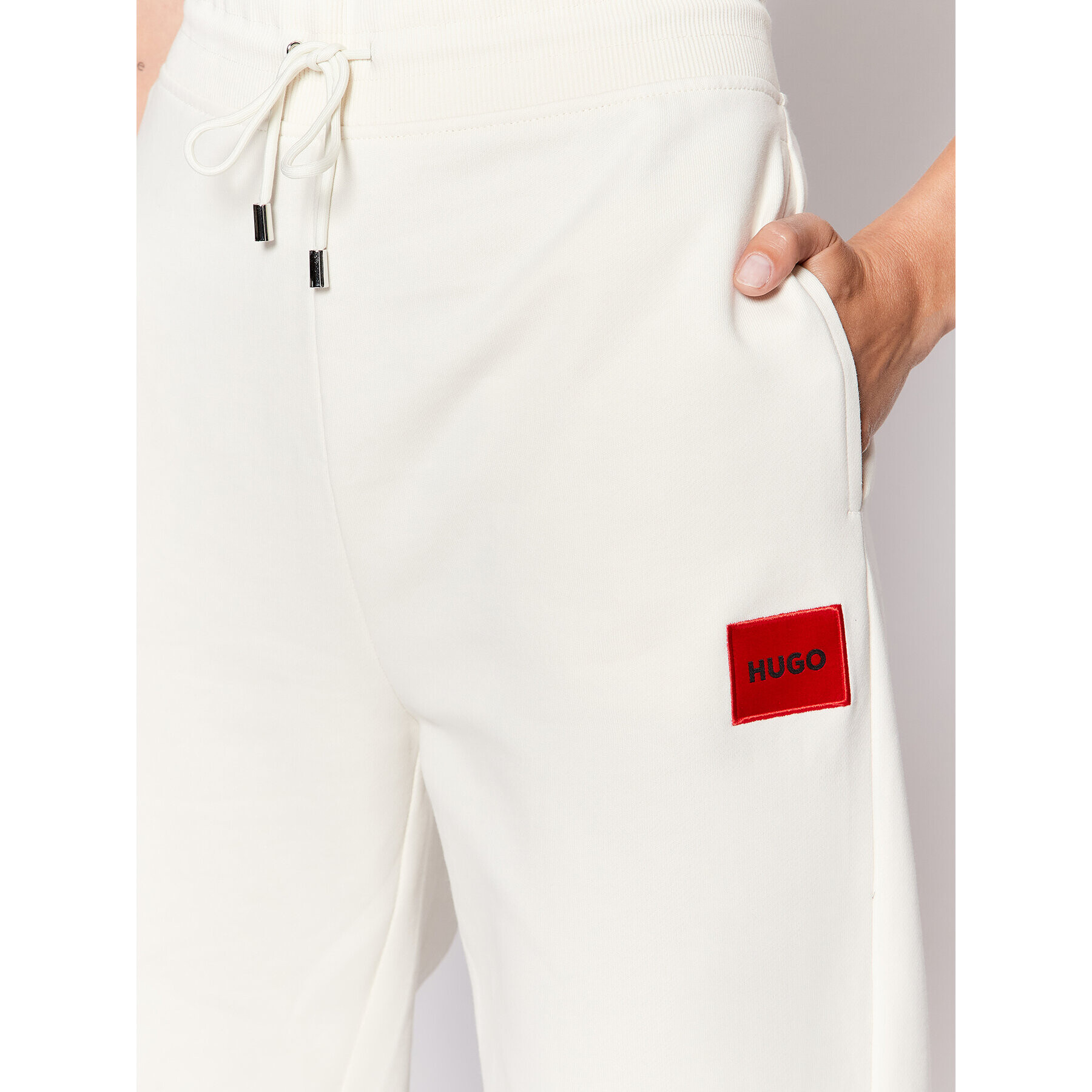 Hugo Pantaloni trening Dachibi_Redlabel 50455983 Bej Relaxed Fit - Pled.ro