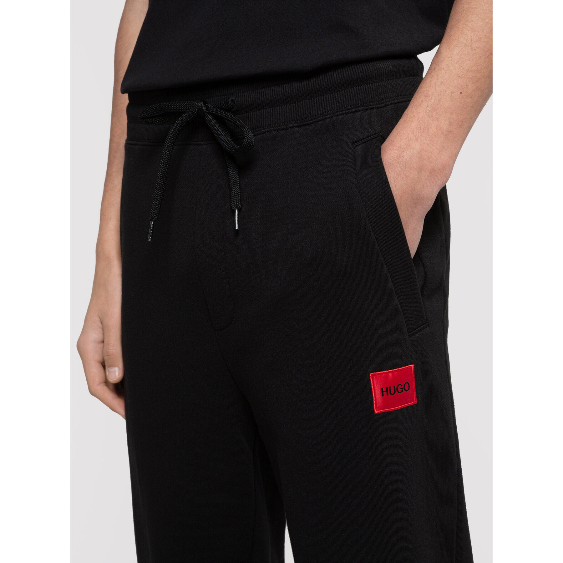 Hugo Pantaloni trening Doak212 50447963 Negru Regular Fit - Pled.ro