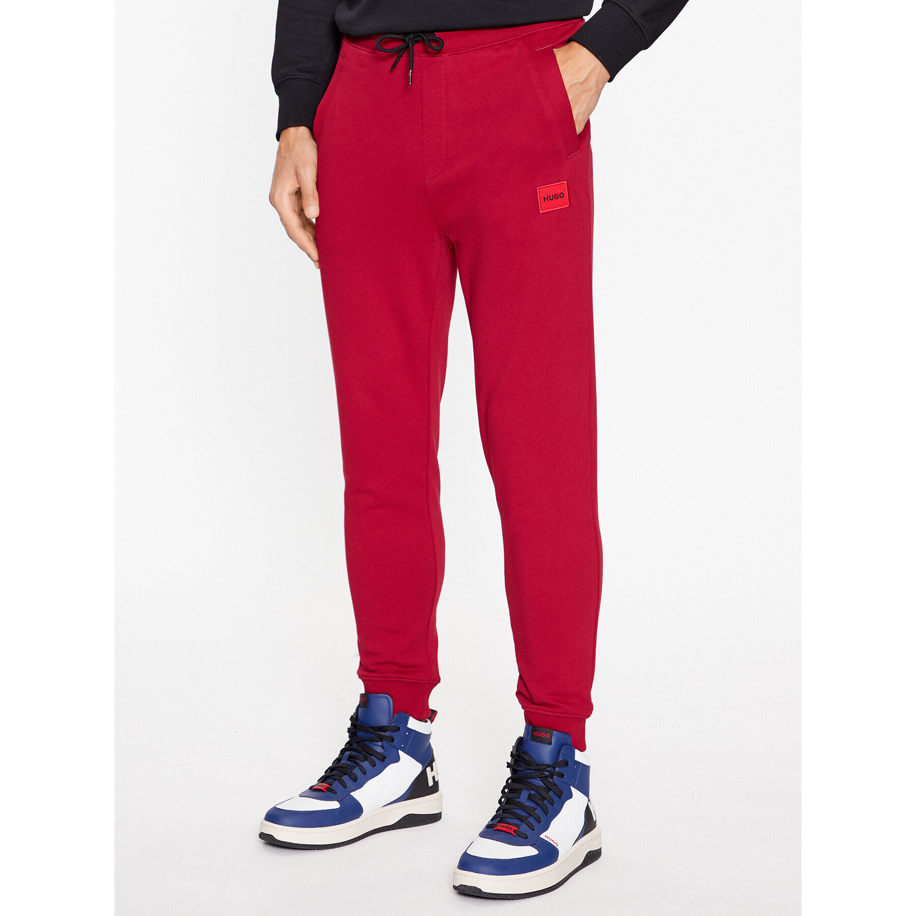 Hugo Pantaloni trening Doak212 50447963 Roșu Regular Fit - Pled.ro