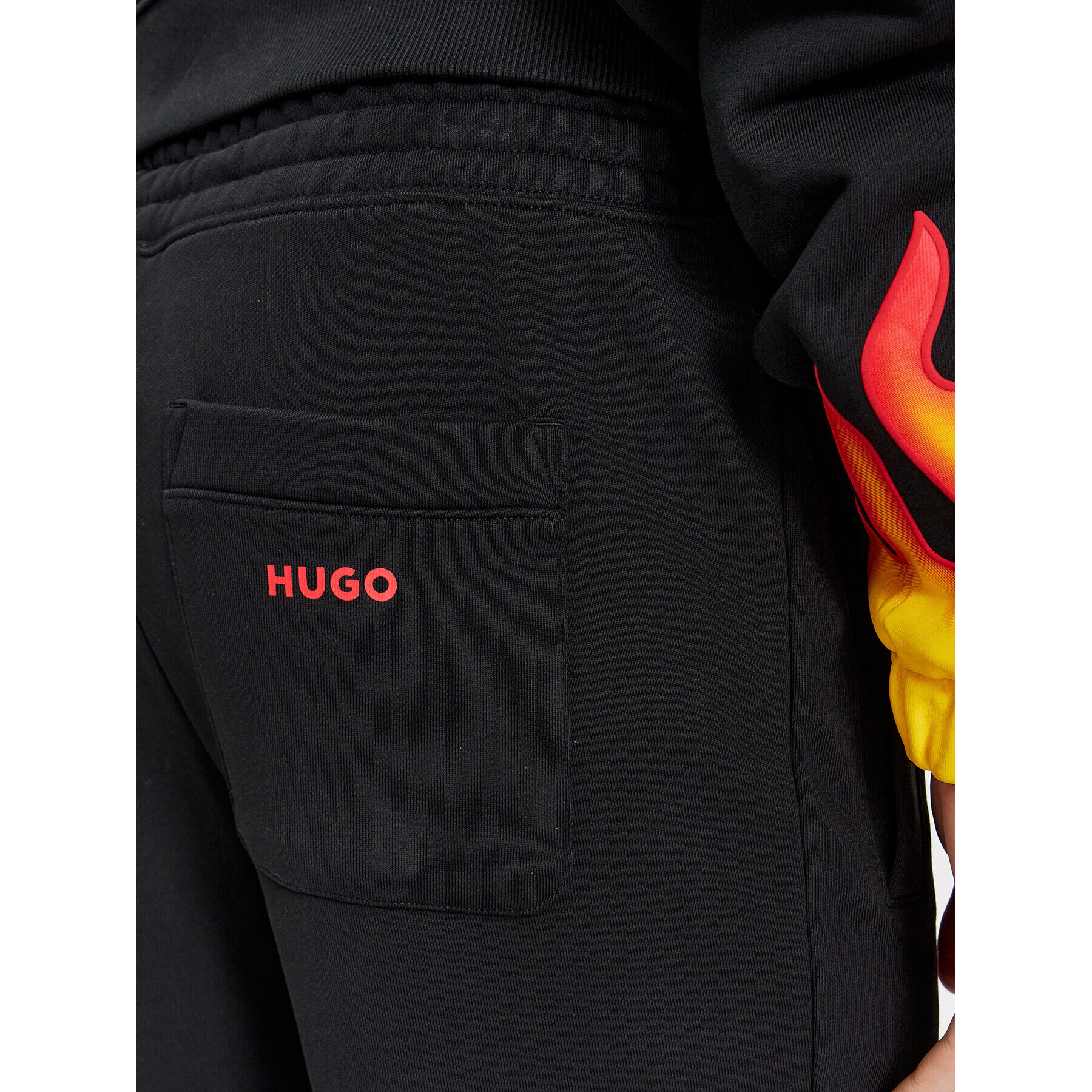 Hugo Pantaloni trening Drada 50504788 Negru Regular Fit - Pled.ro