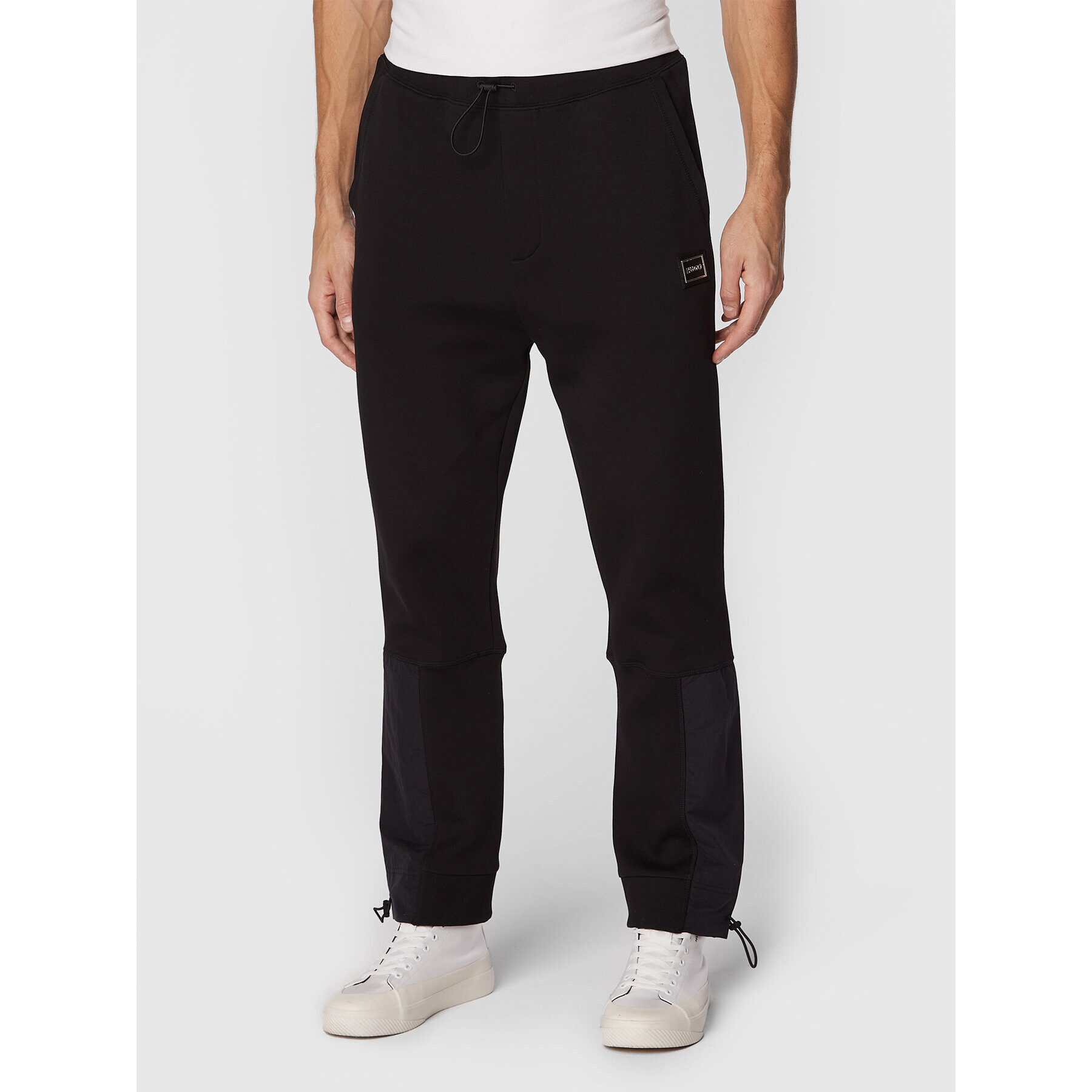 Hugo Pantaloni trening Drevitalis 50475875 Negru Relaxed Fit - Pled.ro