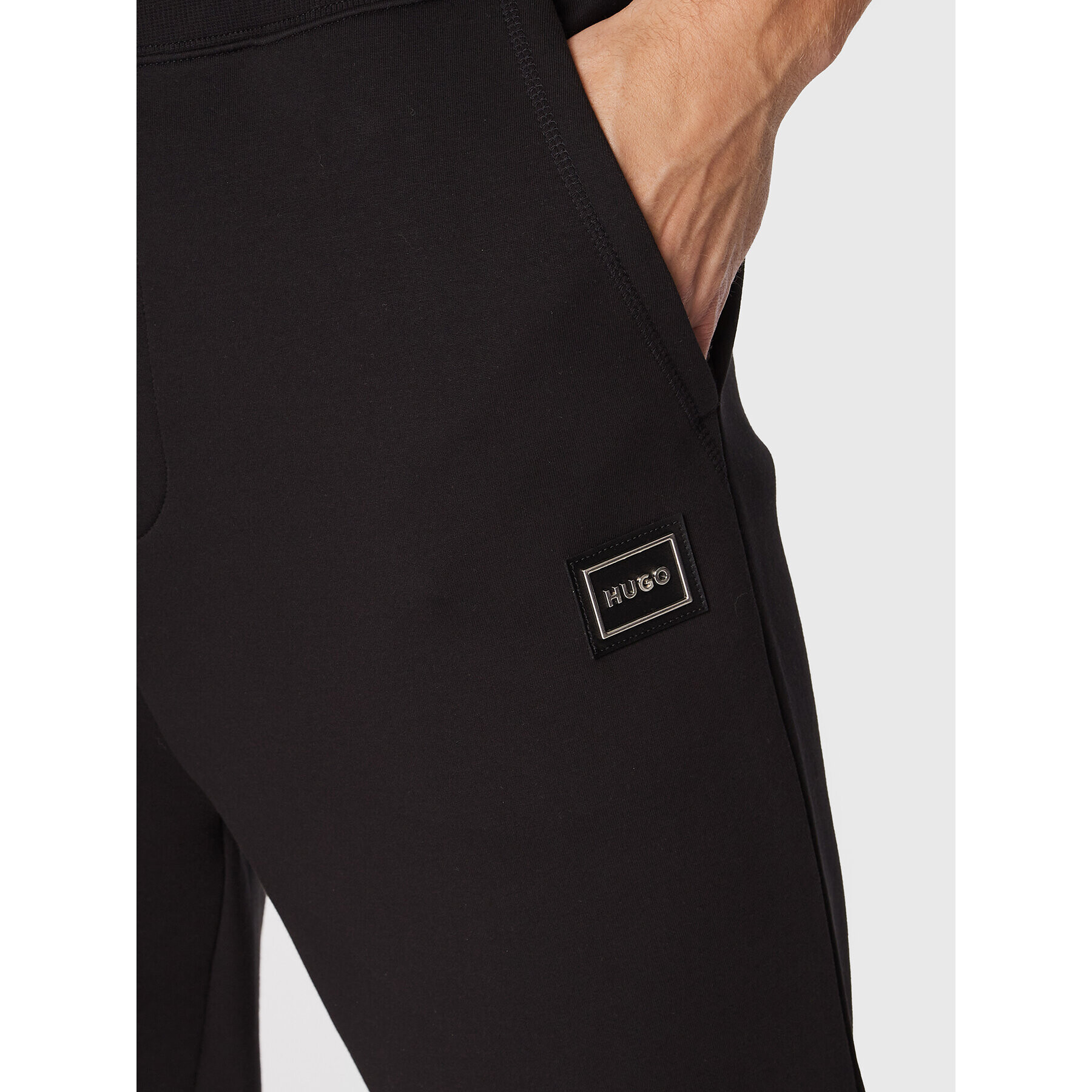 Hugo Pantaloni trening Drevitalis 50475875 Negru Relaxed Fit - Pled.ro