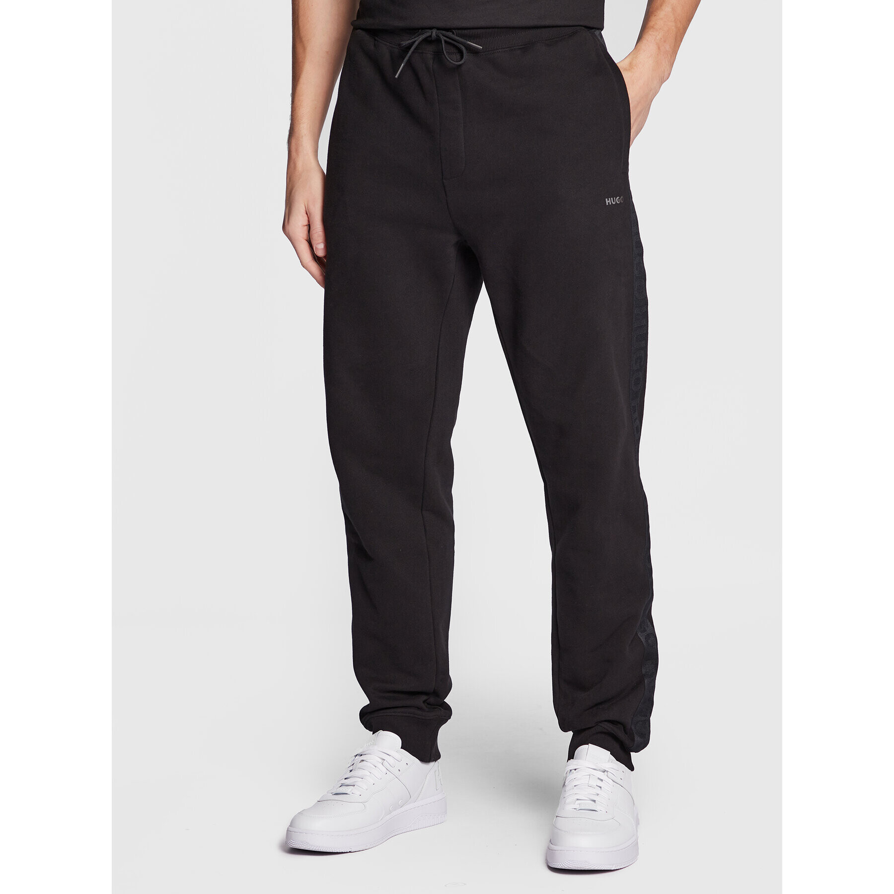 Hugo Pantaloni trening Dumquat 50475338 Negru Regular Fit - Pled.ro