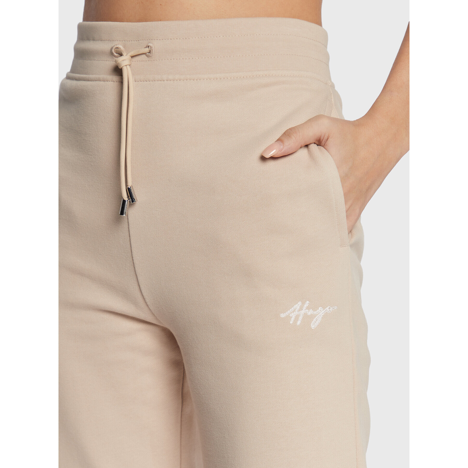 Hugo Pantaloni trening Easy Jogger 50478226 Bej Regular Fit - Pled.ro