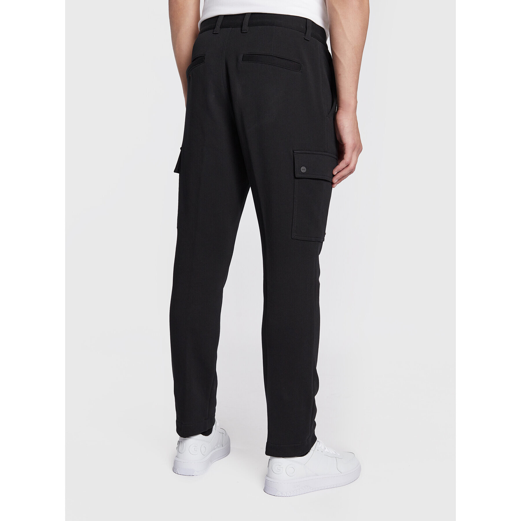 Hugo Pantaloni trening Glian223 50474326 Negru Slim Fit - Pled.ro