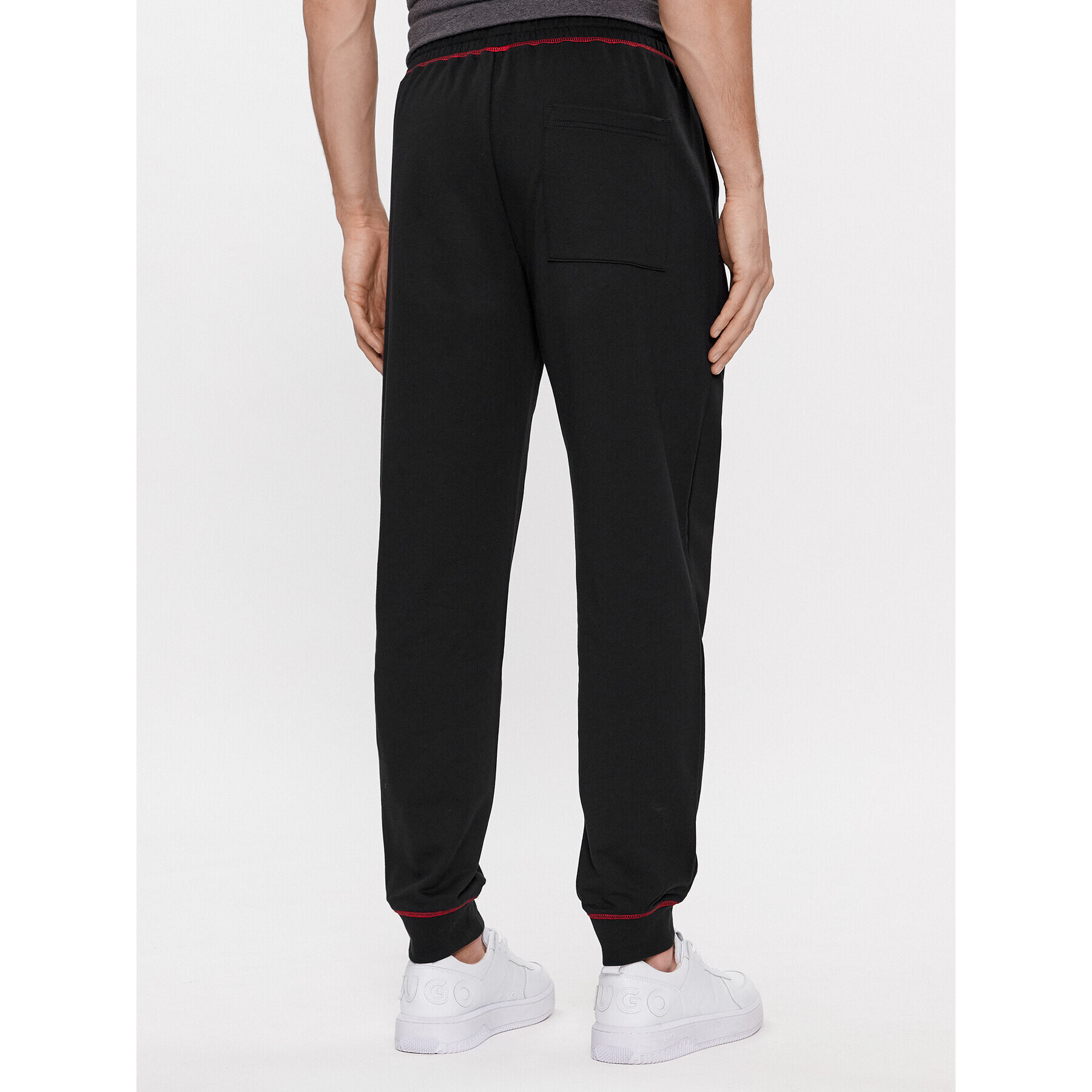 Hugo Pantaloni trening Logo 50510541 Negru Relaxed Fit - Pled.ro