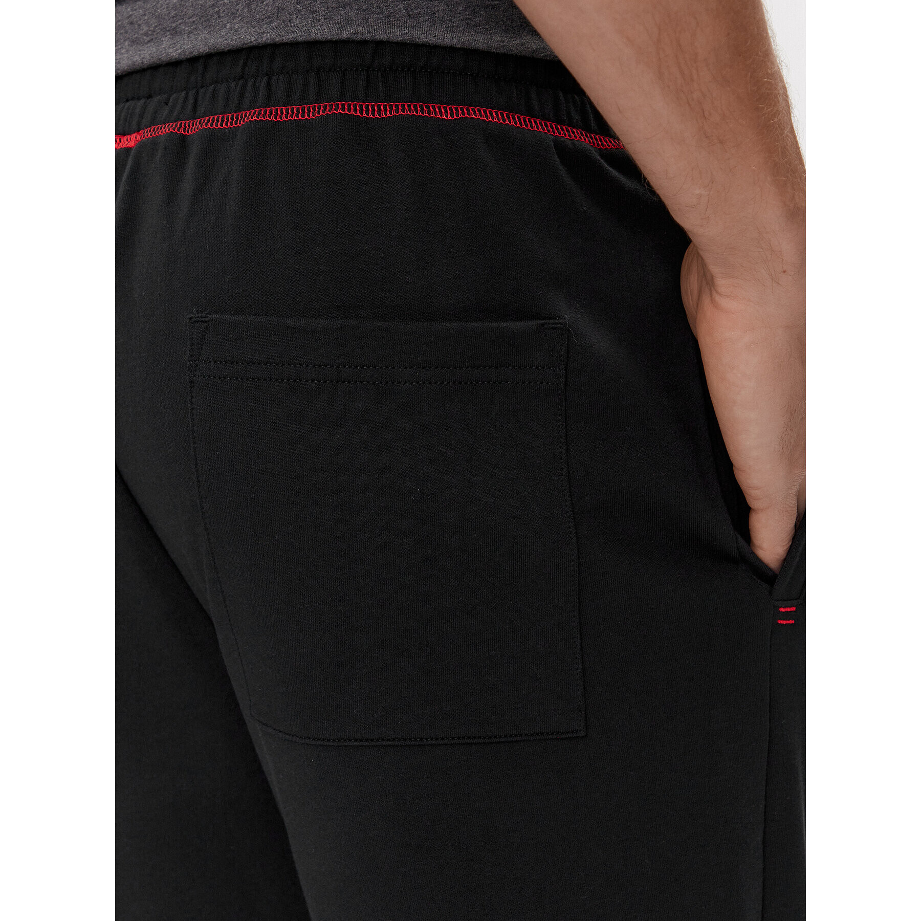 Hugo Pantaloni trening Logo 50510541 Negru Relaxed Fit - Pled.ro