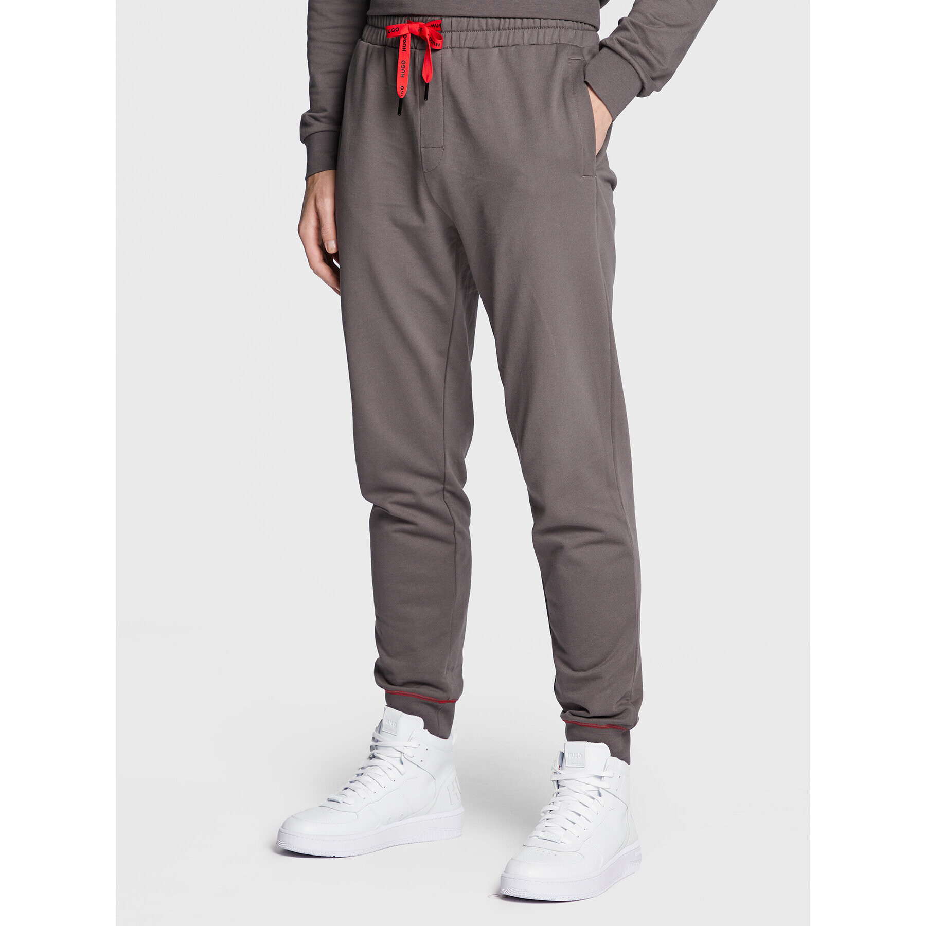 Hugo Pantaloni trening Monologo 50478941 Gri Regular Fit - Pled.ro