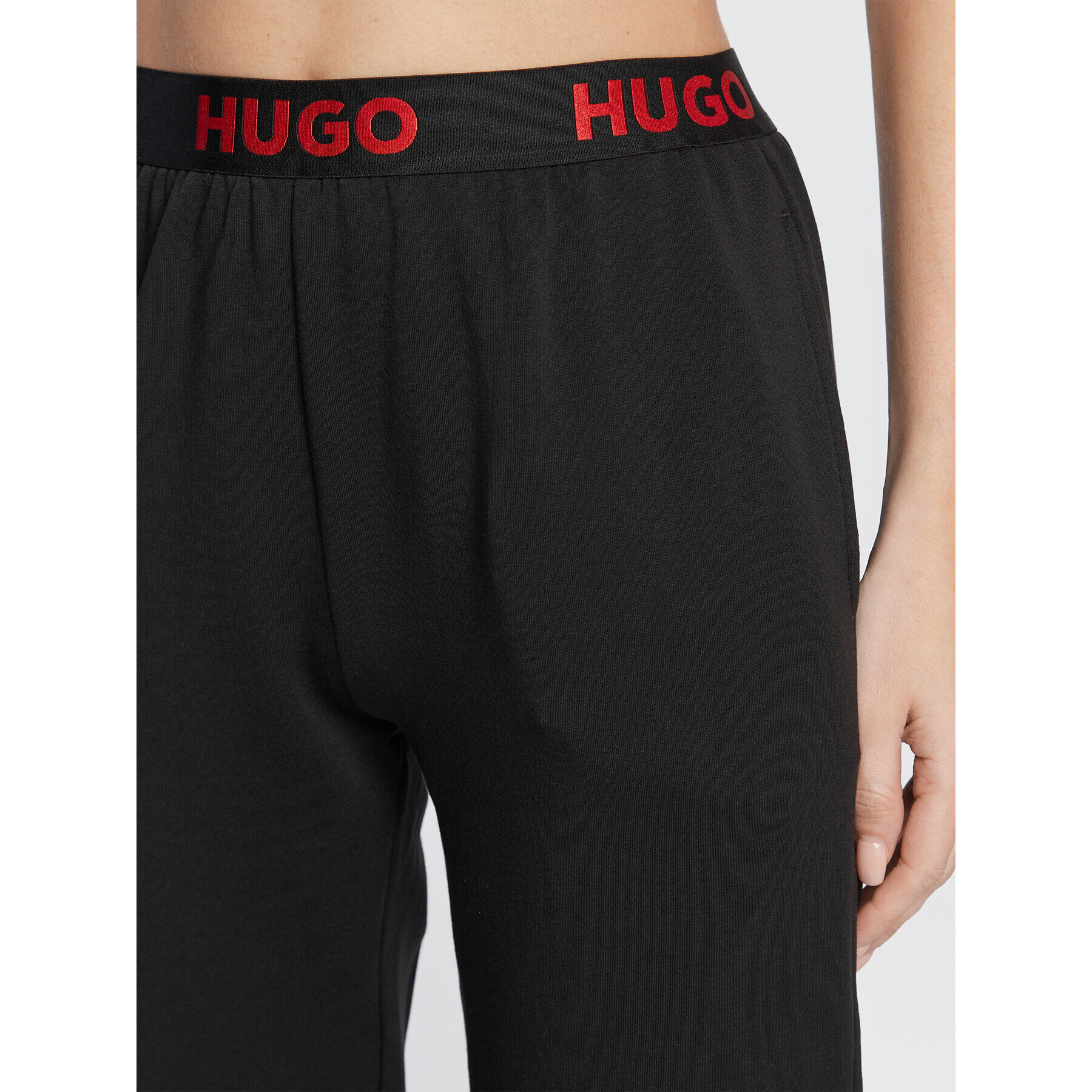 Hugo Pantaloni trening Sporty Logo 50480581 Negru Regular Fit - Pled.ro