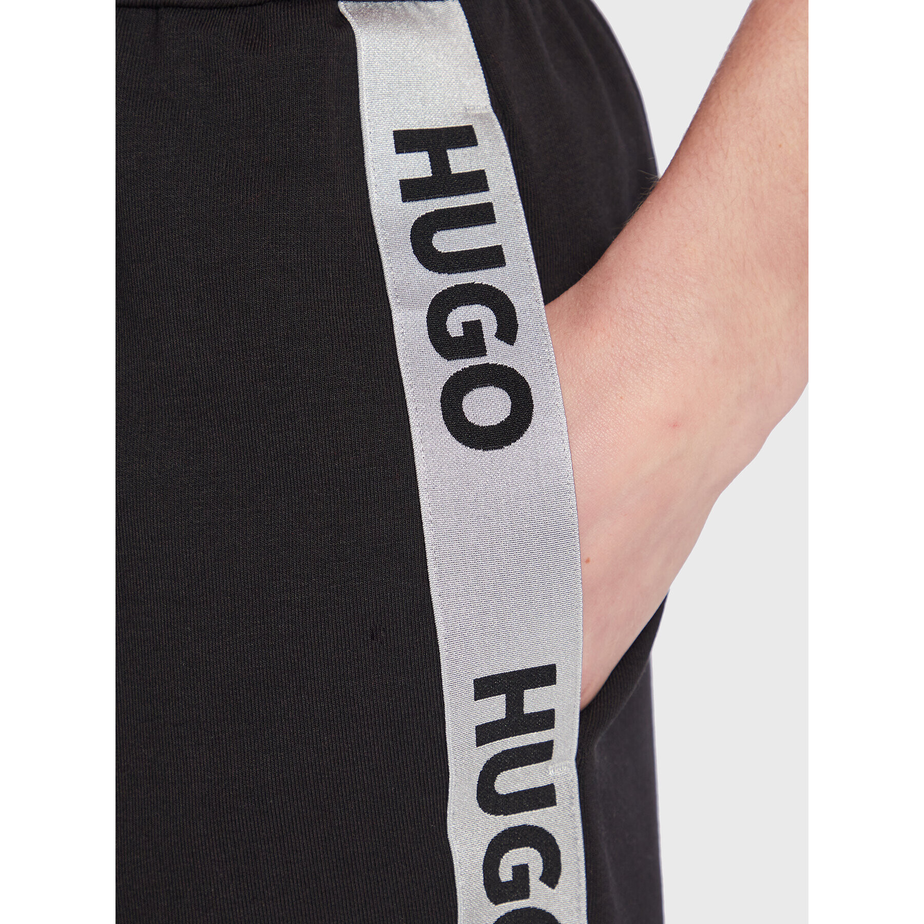 Hugo Pantaloni trening Sporty Logo 50483847 Negru Regular Fit - Pled.ro