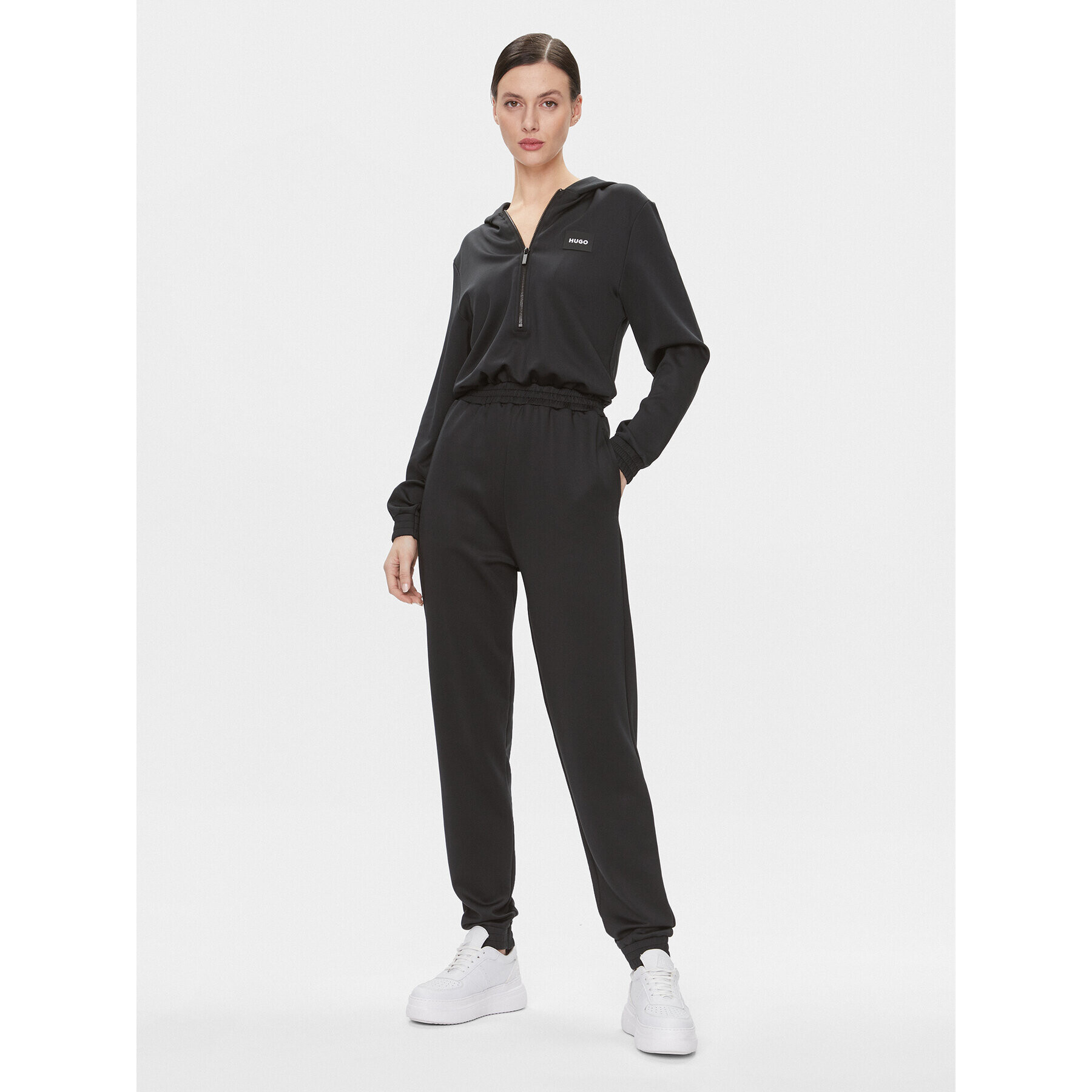 Hugo Salopetă Pure 50501326 Negru Relaxed Fit - Pled.ro