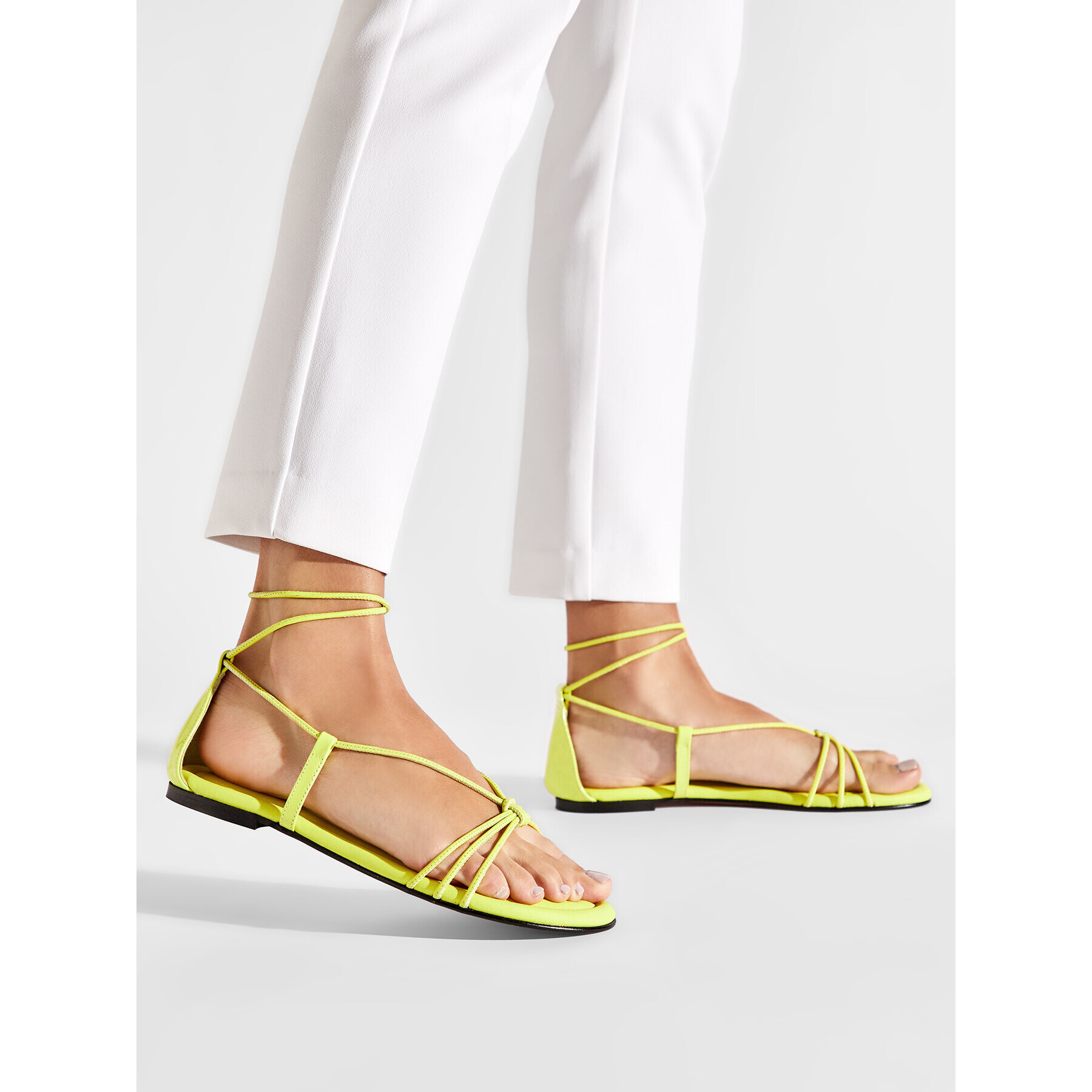 Hugo Sandale GraceMignonFlatS-C 50475372 10239116 01 Galben - Pled.ro