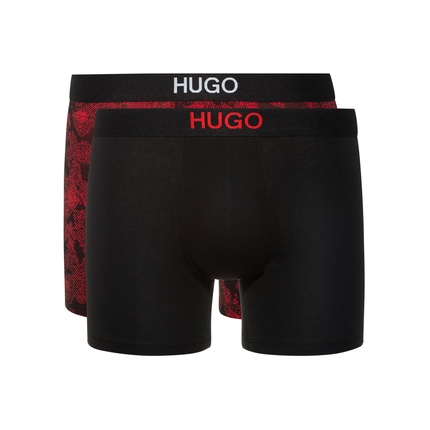 Hugo Set 2 perechi de boxeri Brother Pack 50451425 Negru - Pled.ro