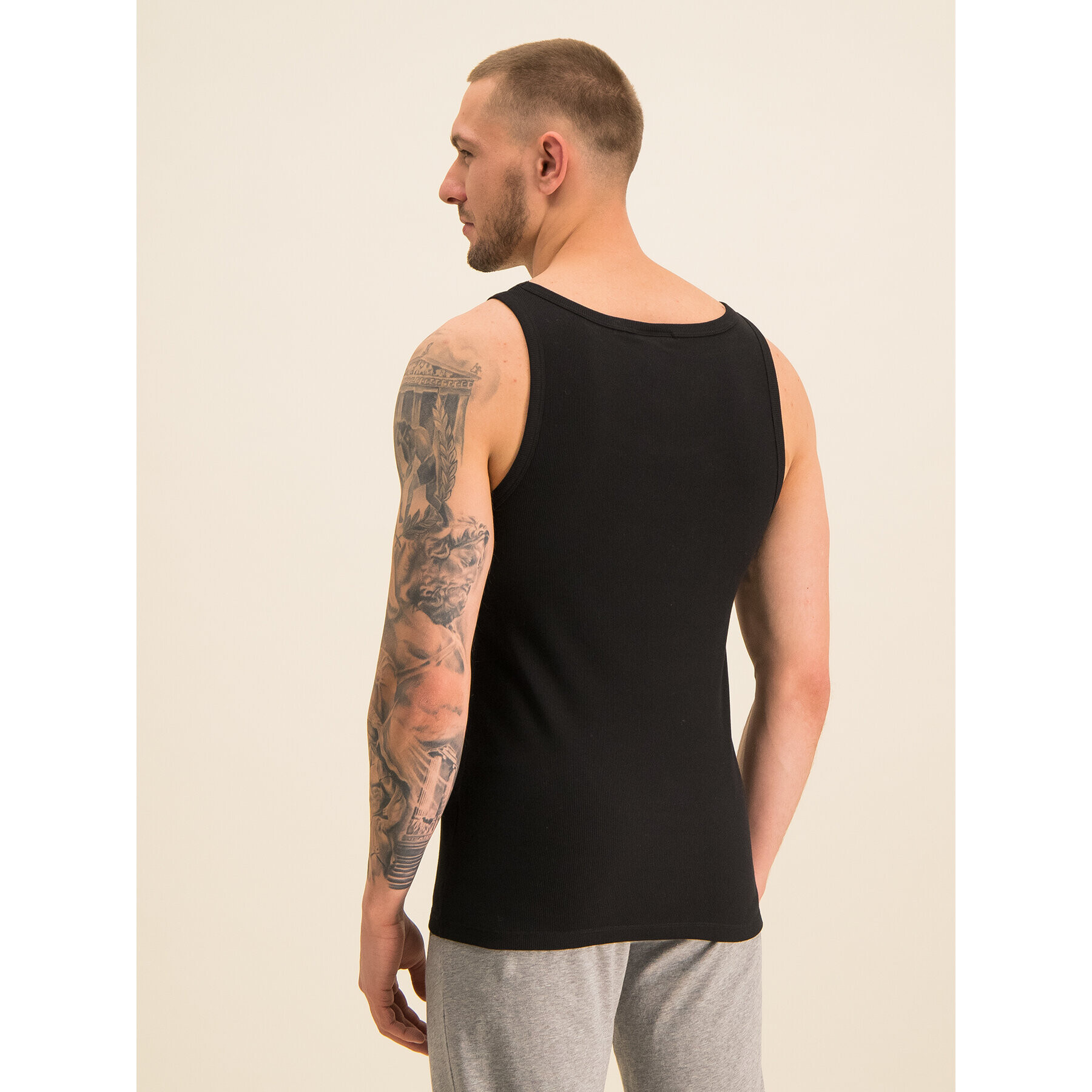 Hugo Set 2 Tank top-uri 50408126 Negru Regular Fit - Pled.ro