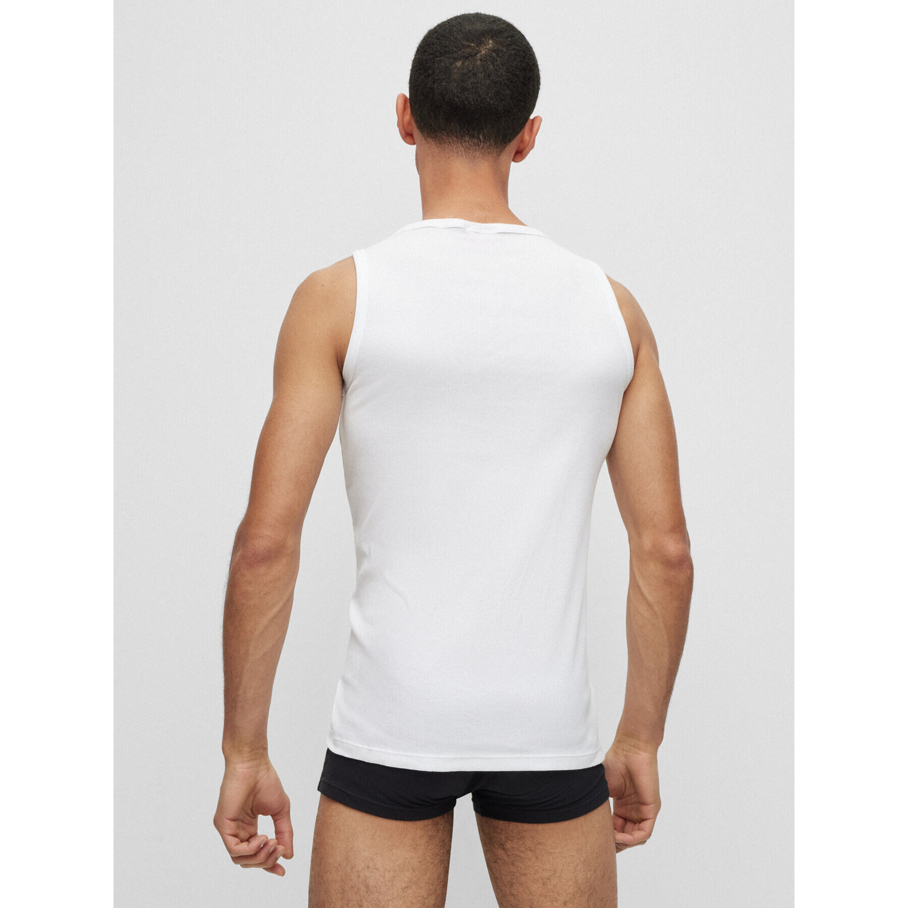 Hugo Set 2 Tank top-uri 50469790 Alb Slim Fit - Pled.ro