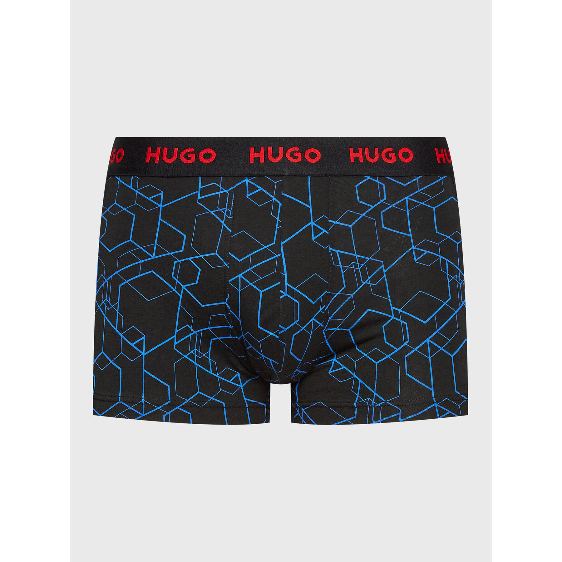 Hugo Set 3 perechi de boxeri Trunk Triplet Design 50480170 Negru - Pled.ro