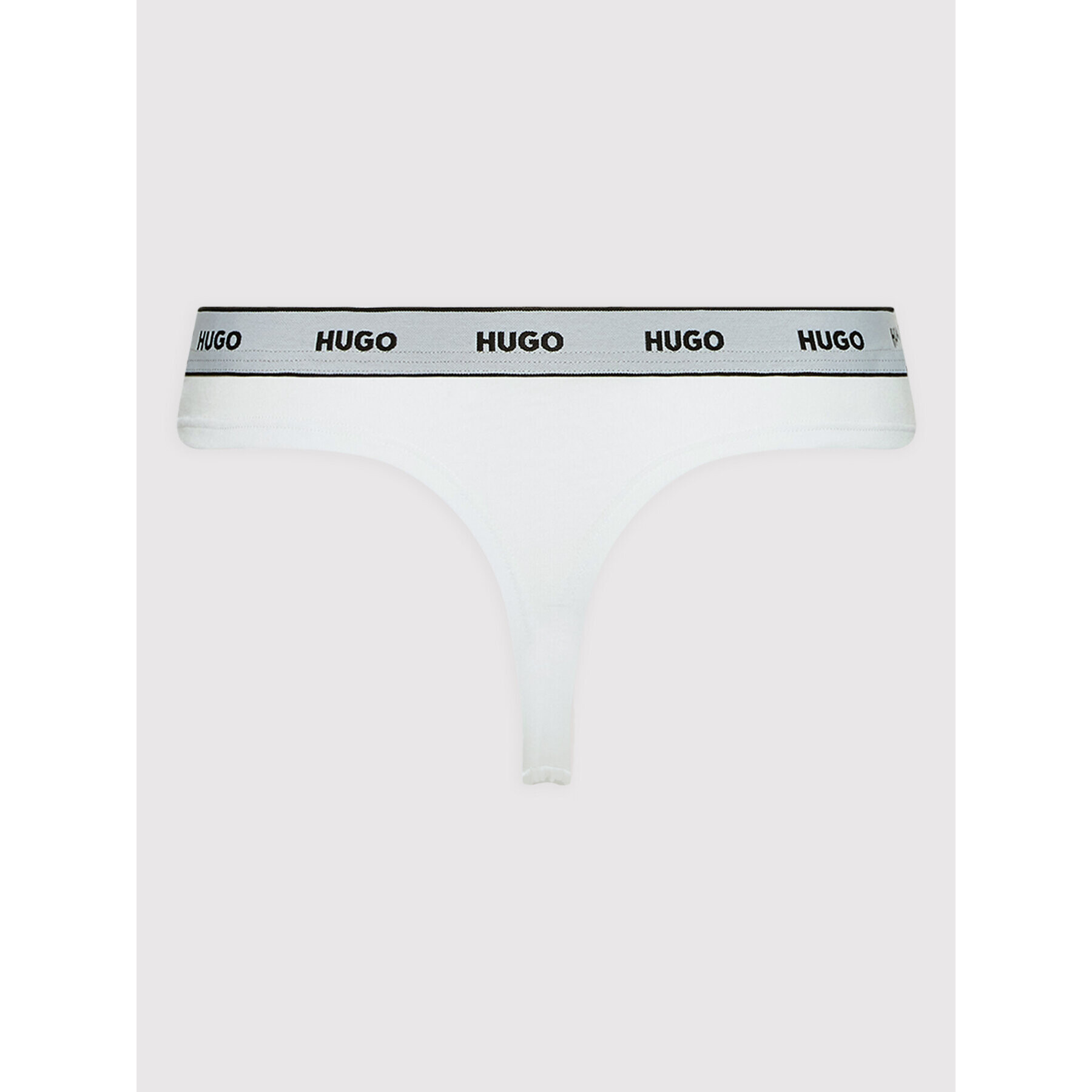 Hugo Set 3 perechi de chiloți tanga 50469681 Alb - Pled.ro