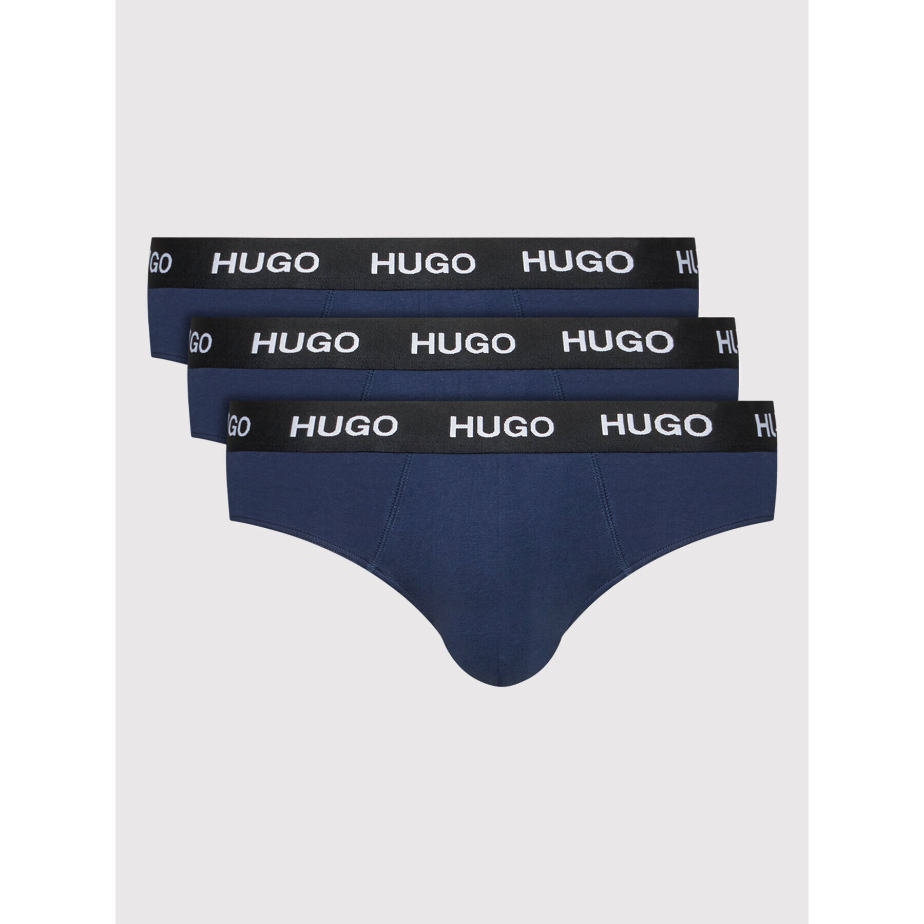 Hugo Set 3 perechi de slipuri 50439265 Bleumarin - Pled.ro