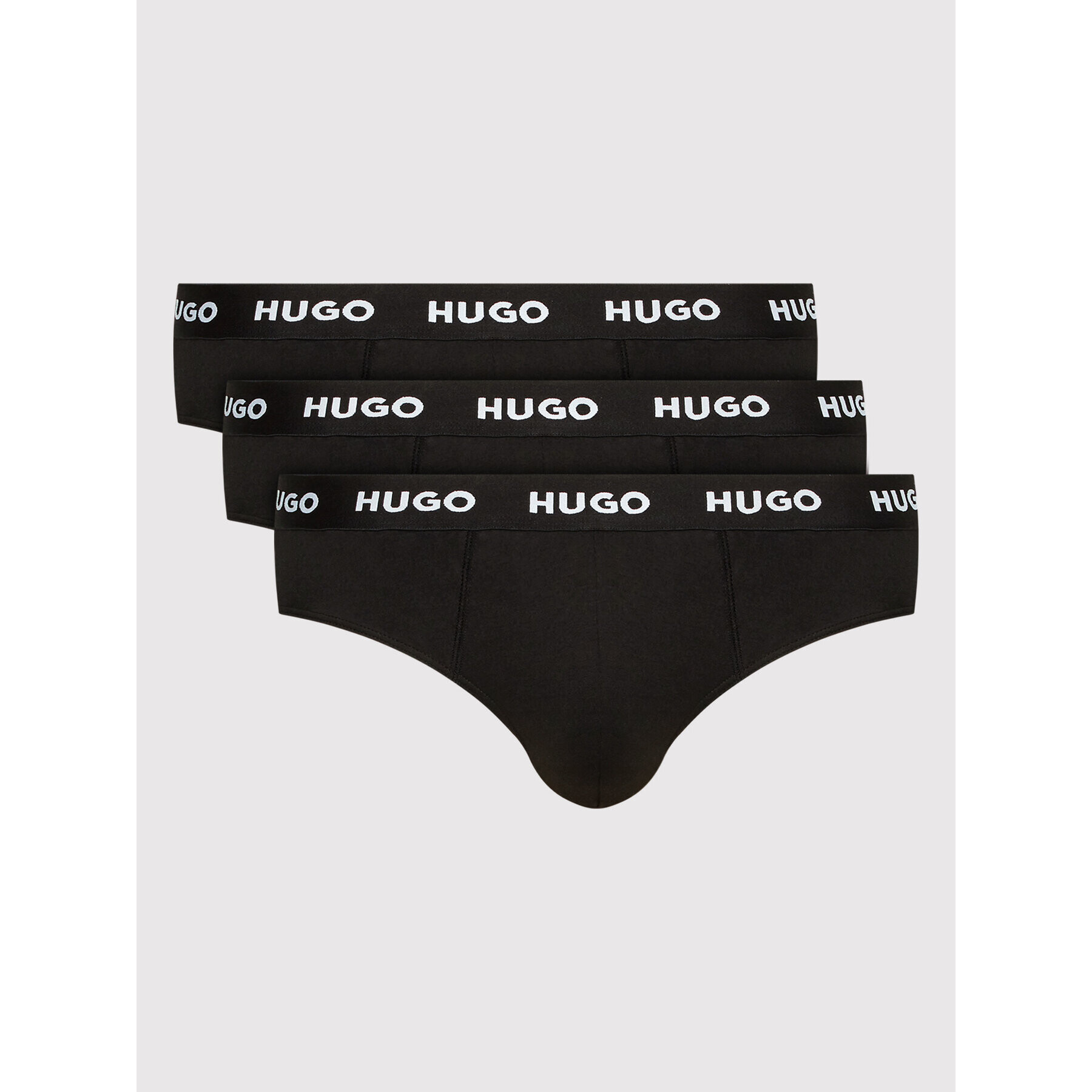 Hugo Set 3 perechi de slipuri 50469763 Negru - Pled.ro