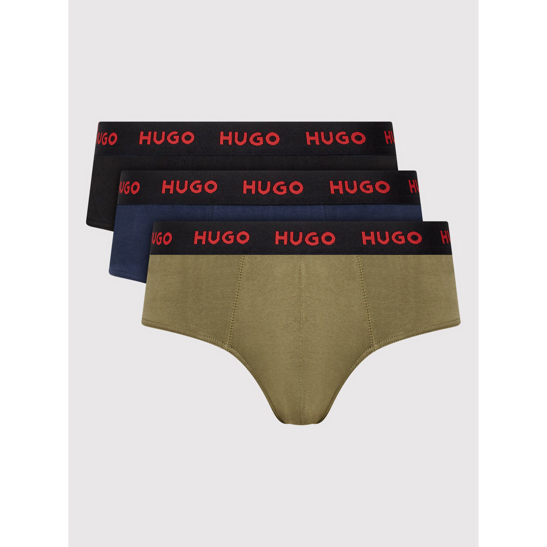 Hugo Set 3 perechi de slipuri 50469783 Colorat - Pled.ro