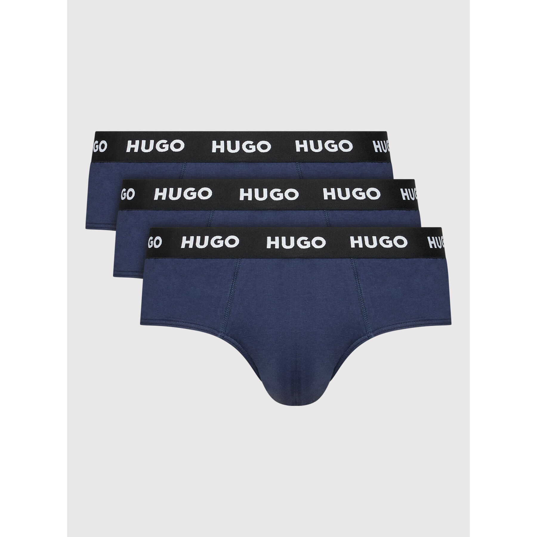 Hugo Set 3 perechi de slipuri Hipbrief 50469763 Bleumarin - Pled.ro