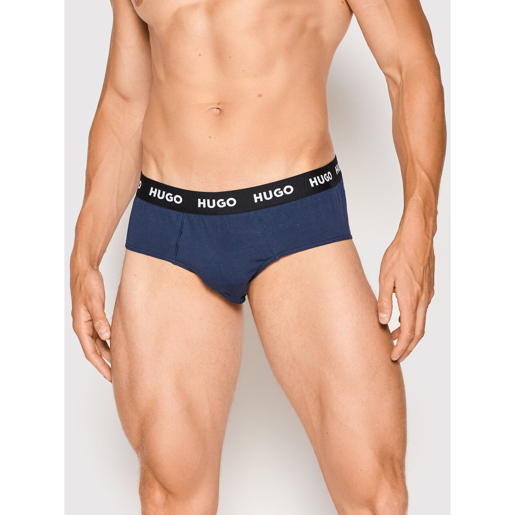 Hugo Set 3 perechi de slipuri Hipbrief 50469763 Bleumarin - Pled.ro