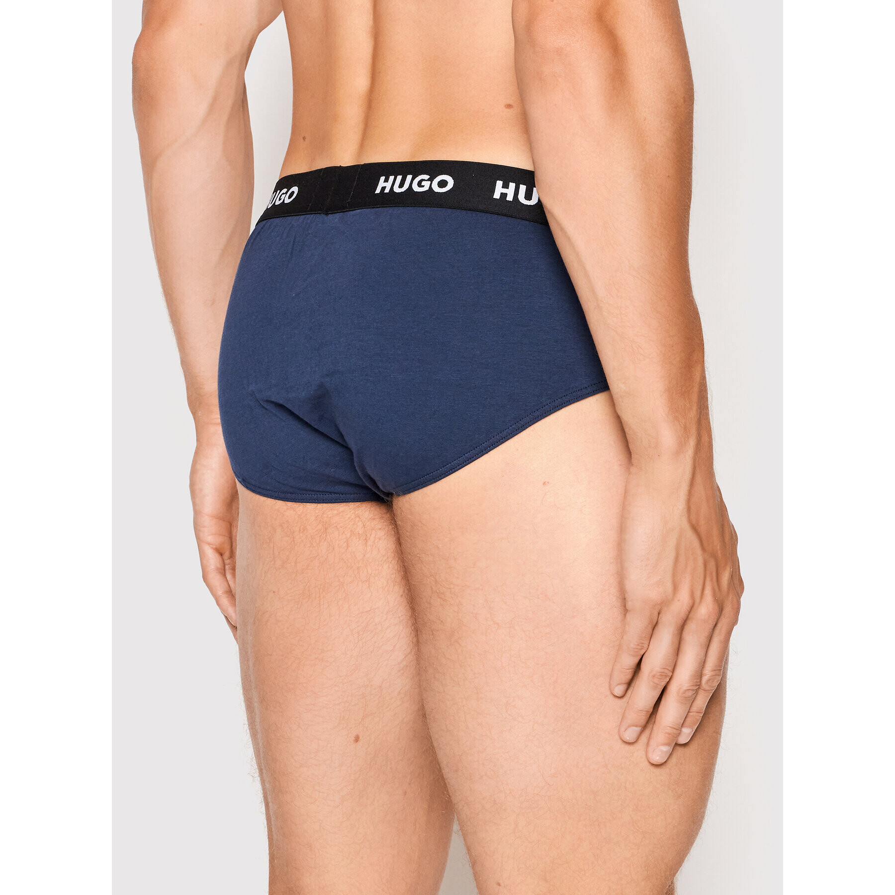 Hugo Set 3 perechi de slipuri Hipbrief 50469763 Bleumarin - Pled.ro