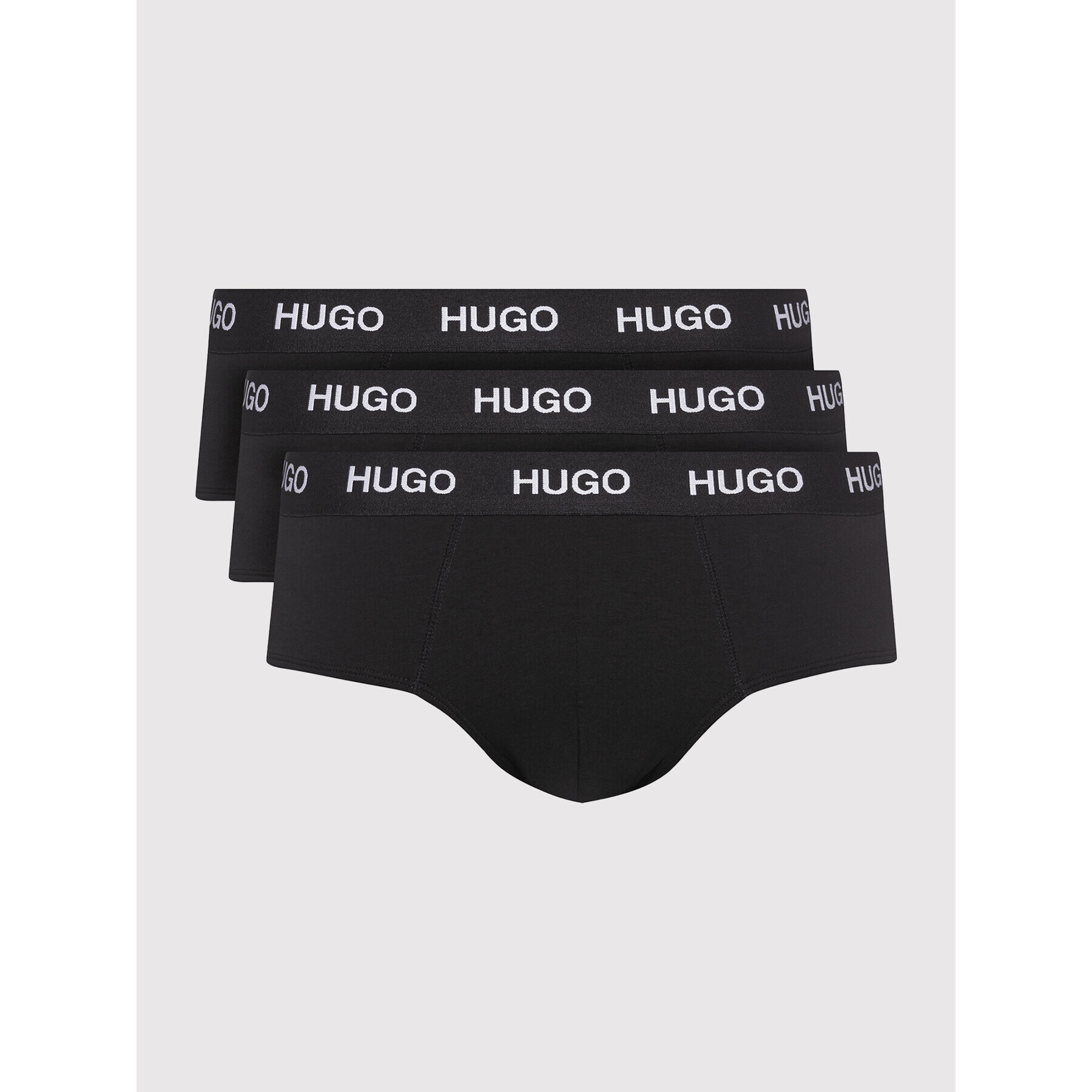 Hugo Set 3 perechi de slipuri Triplet Pack 50439265 Negru - Pled.ro