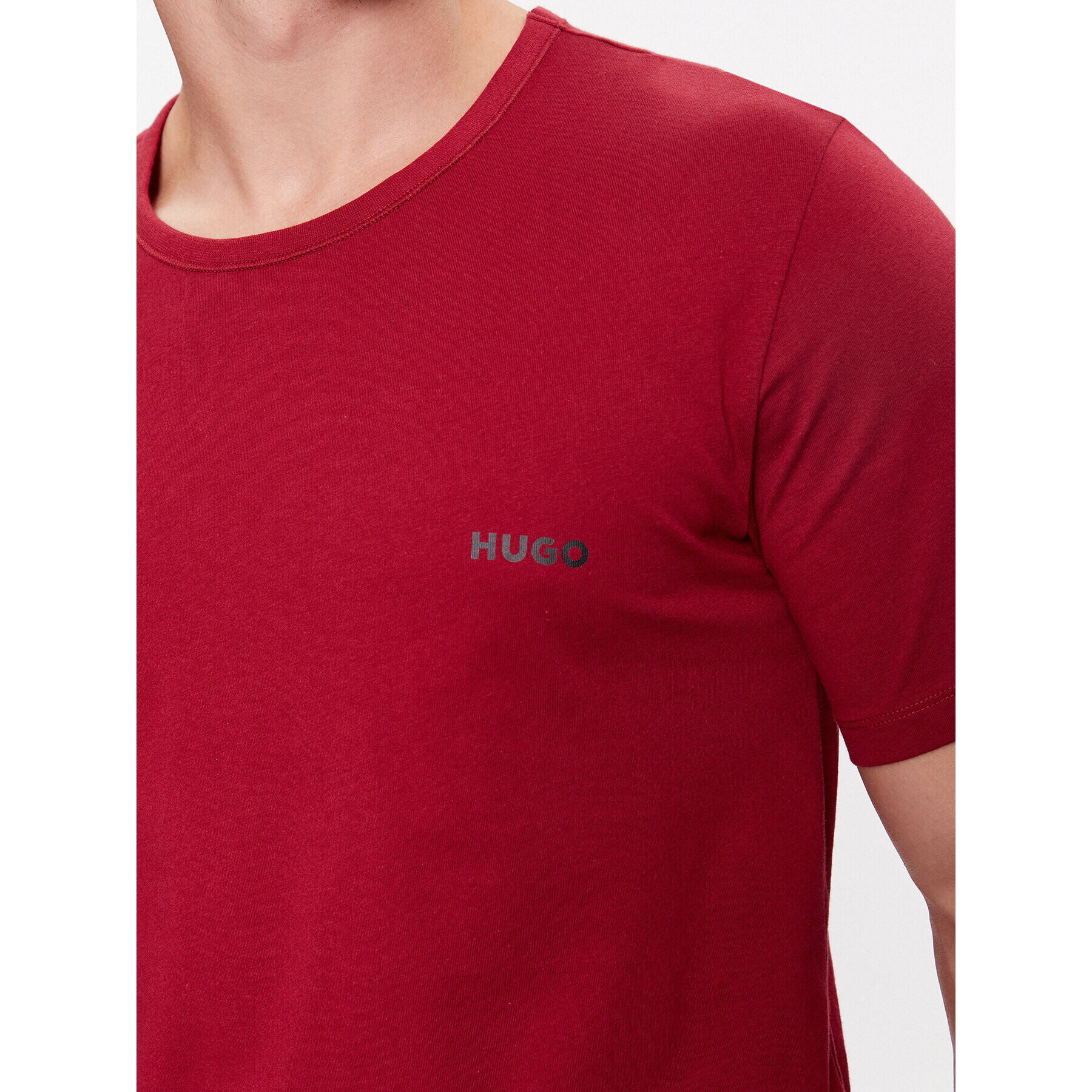 Hugo Set 3 tricouri T-Shirt Rn Triplet P 50480088 Colorat Regular Fit - Pled.ro