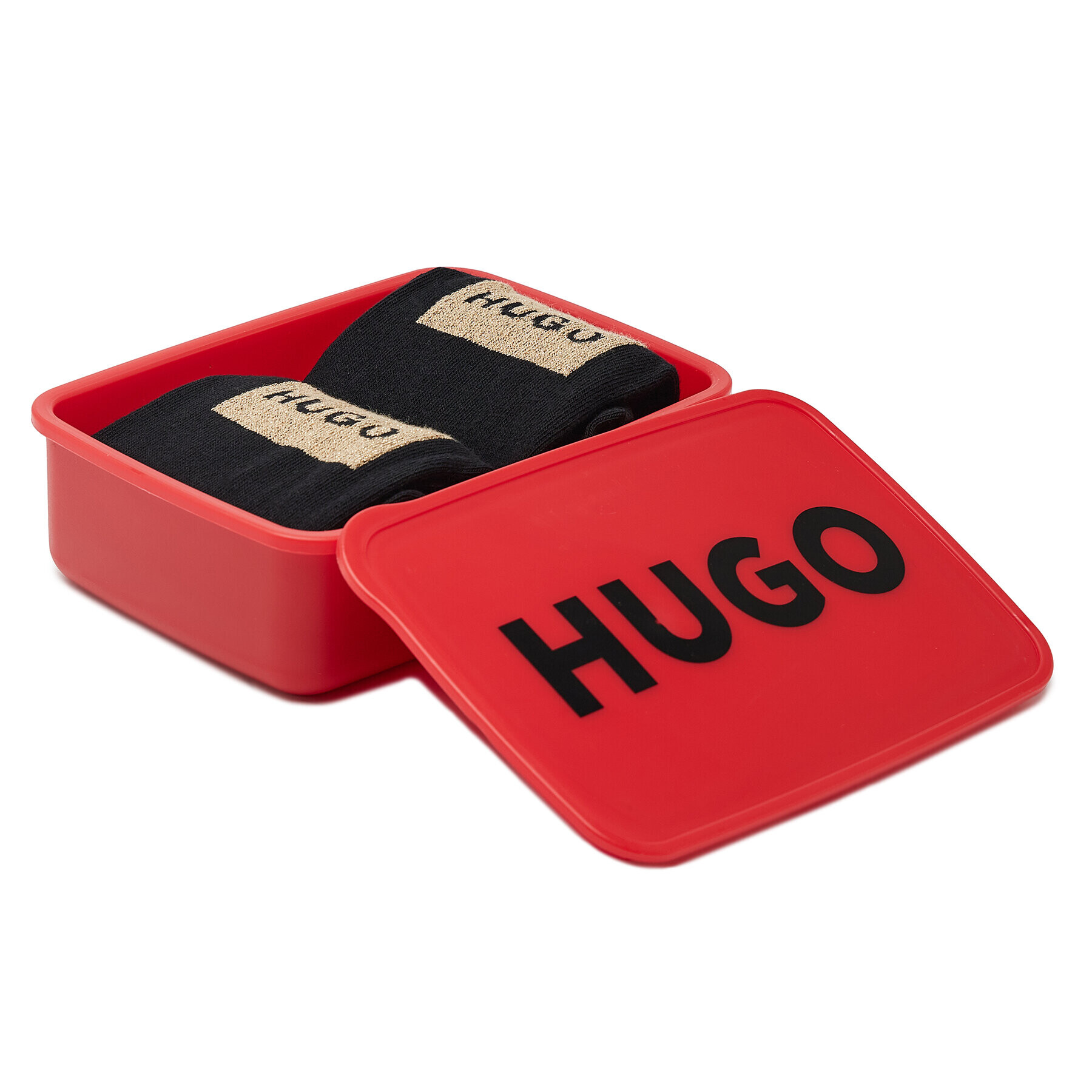 Hugo Set de 2 perechi de șosete lungi de damă 2p Giftset Lunch W 50491386 Negru - Pled.ro