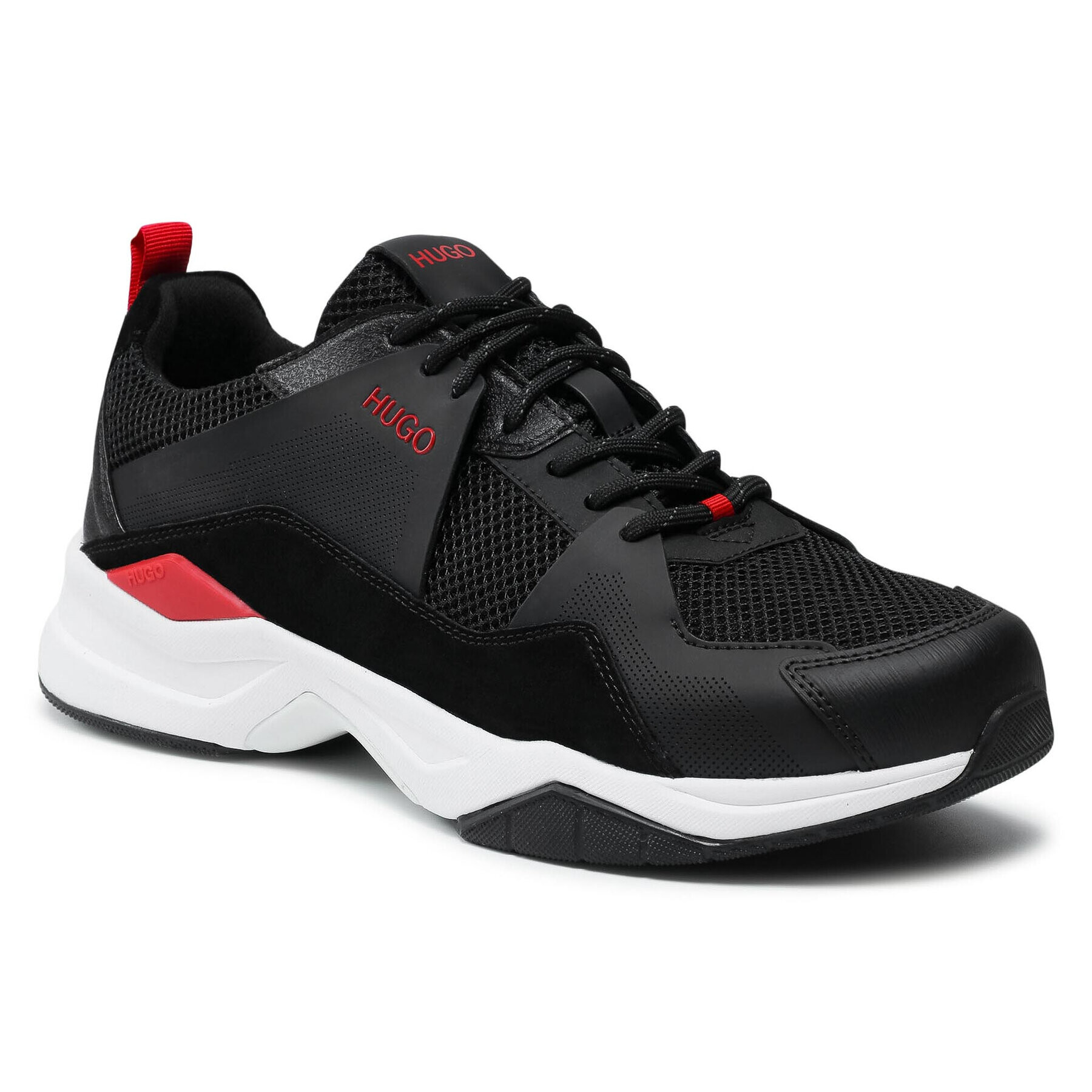 Hugo Sneakers Block 50451940 10225868 01 Negru - Pled.ro