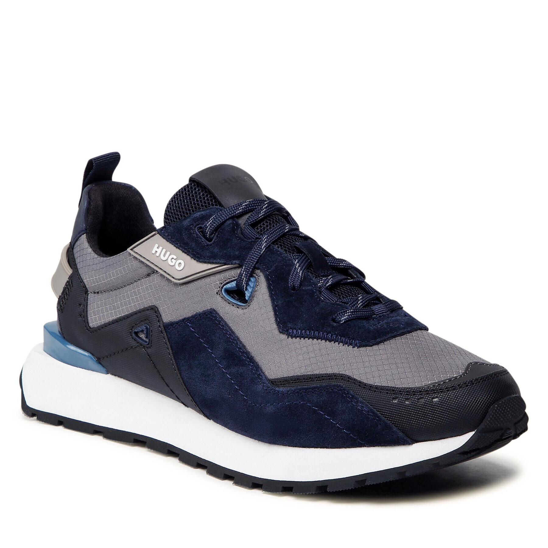 Hugo Sneakers Cubite Runn 50471233 10227603 01 Gri - Pled.ro