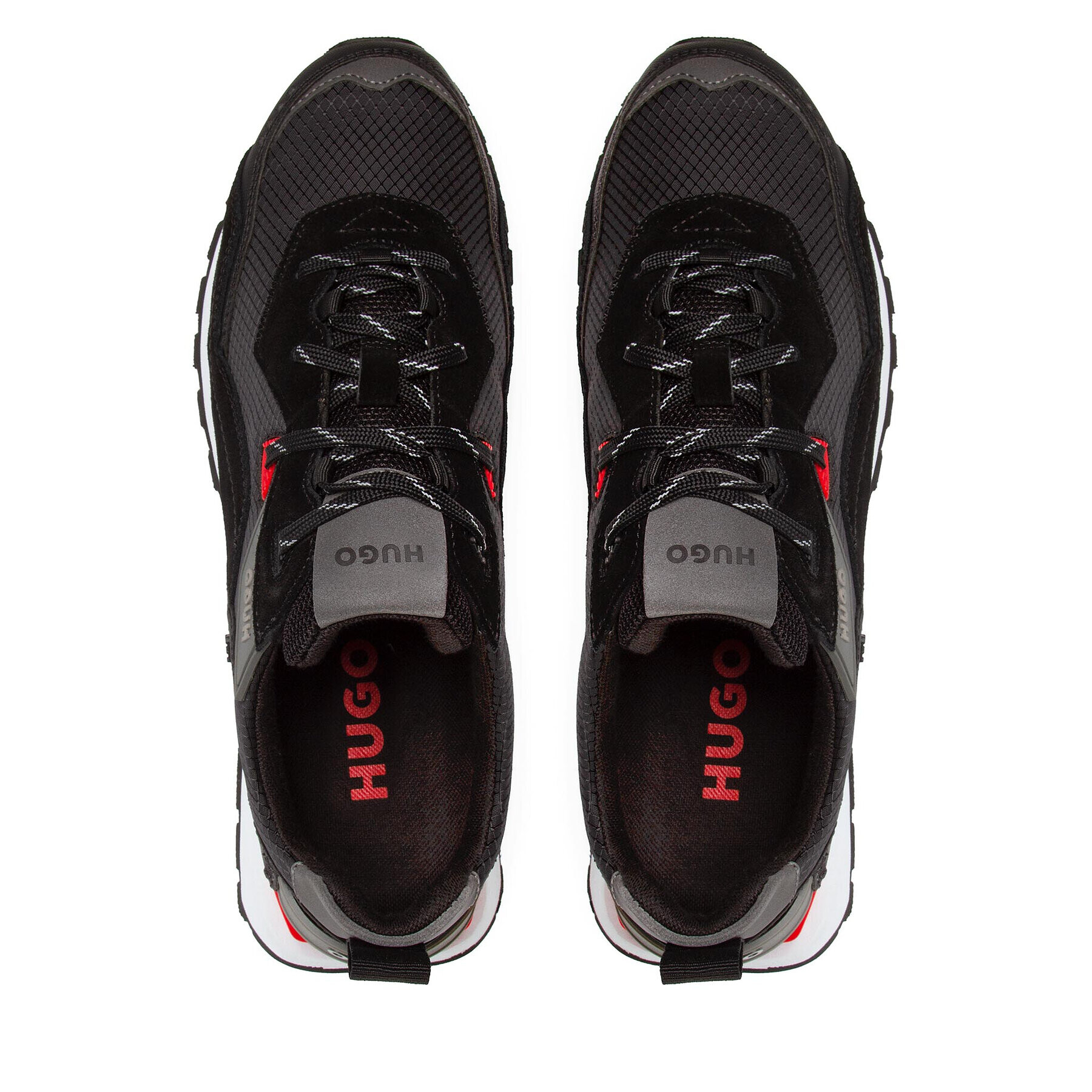 Hugo Sneakers Cubite Runn 50471233 10227603 01 Negru - Pled.ro