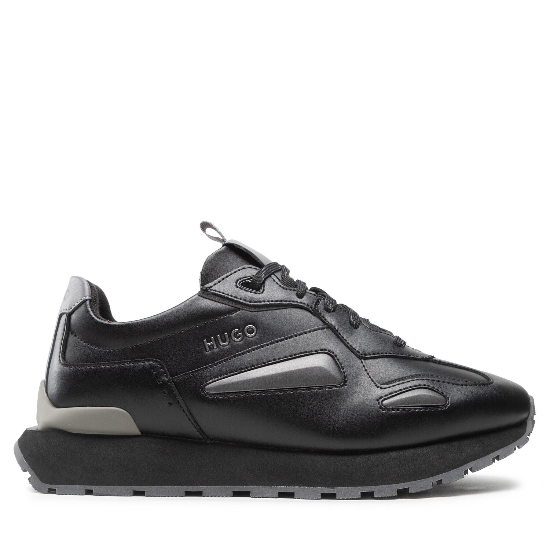 Hugo Sneakers Cubite Runn 50480462 10228535 01 Negru - Pled.ro