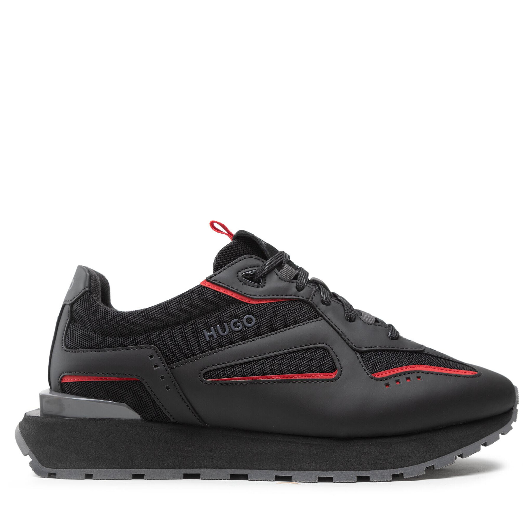 Hugo Sneakers Cubite Runn 50480463 10245605 01 Negru - Pled.ro