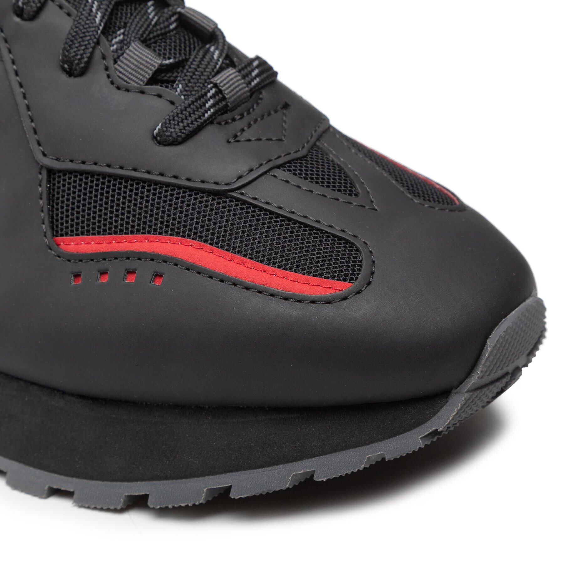 Hugo Sneakers Cubite Runn 50480463 10245605 01 Negru - Pled.ro