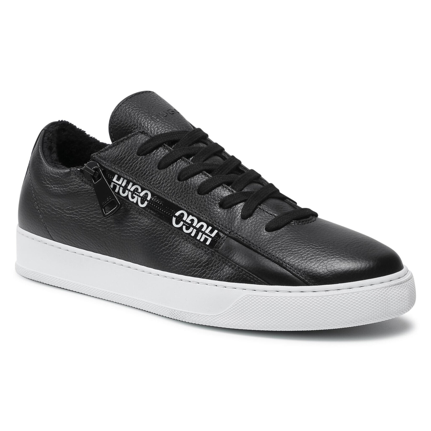 Hugo Sneakers Deva Lace Up 50452980 10195704 01 Negru - Pled.ro