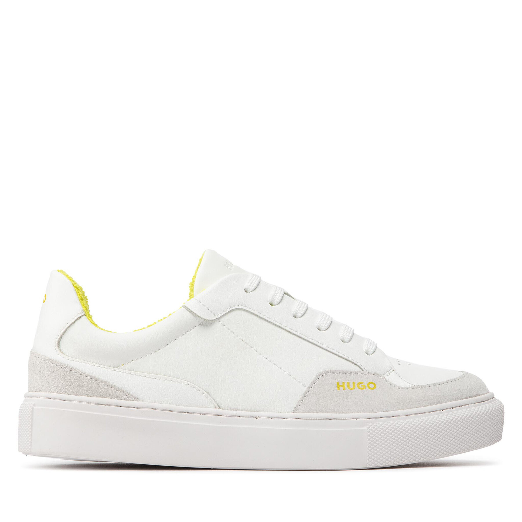 Hugo Sneakers Hannah 50471245 10236948 01 Alb - Pled.ro