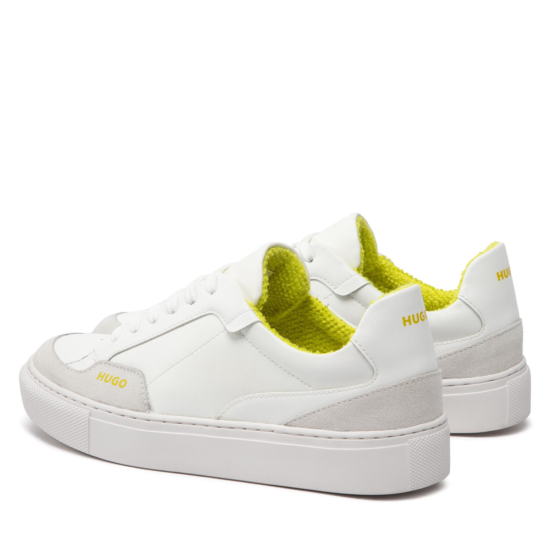 Hugo Sneakers Hannah 50471245 10236948 01 Alb - Pled.ro