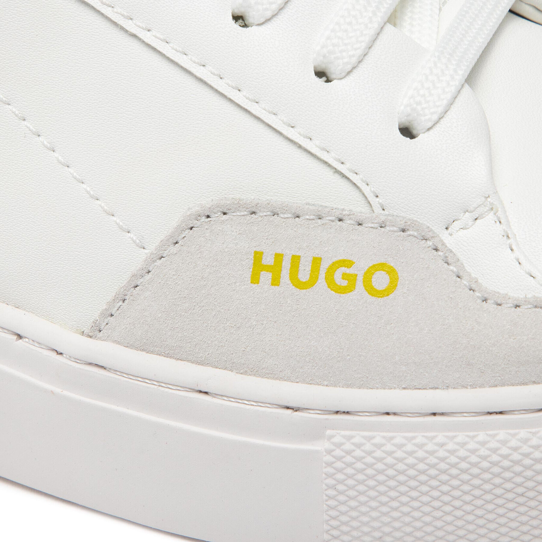 Hugo Sneakers Hannah 50471245 10236948 01 Alb - Pled.ro