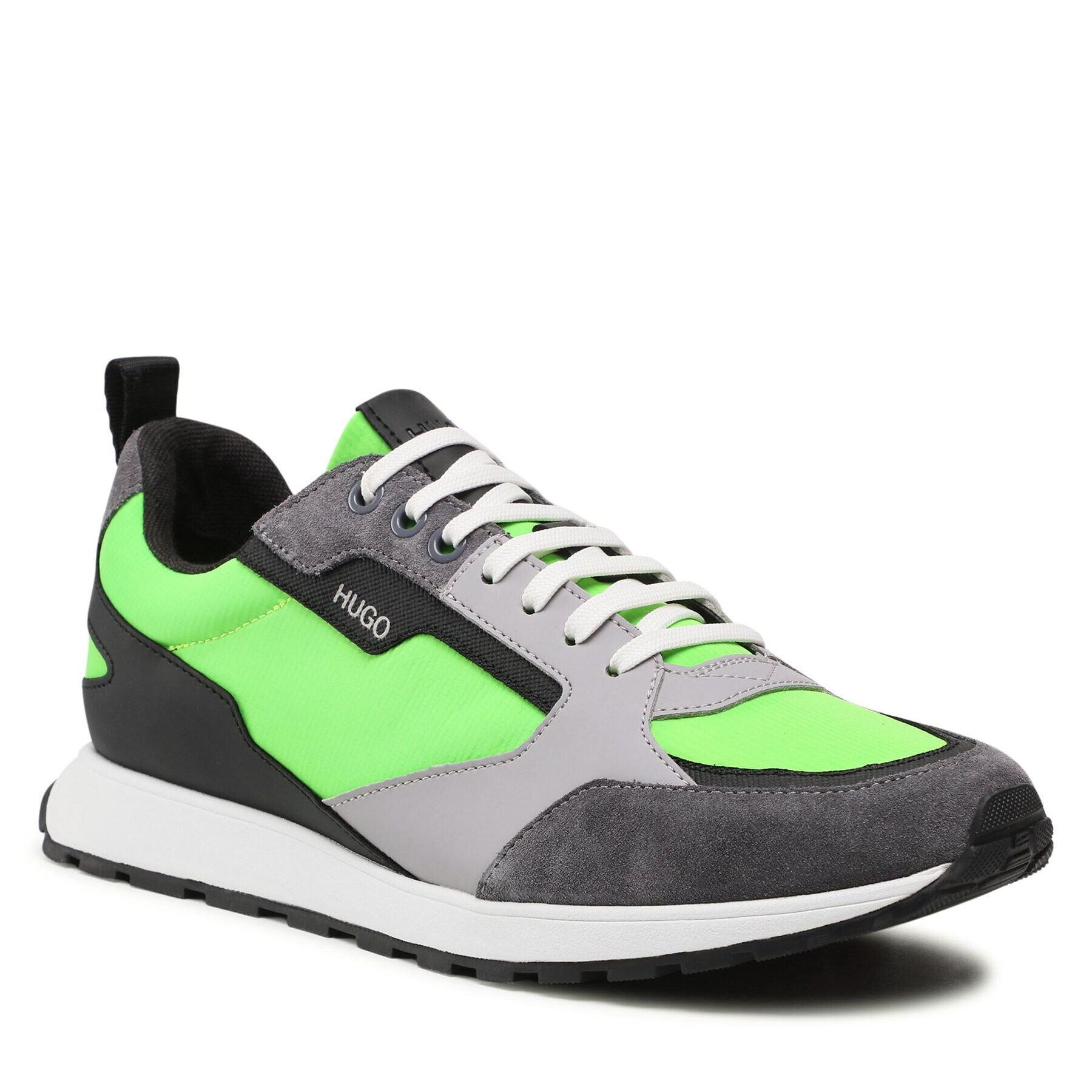 Hugo Sneakers Icelin Runn 50451740 10234982 01 Verde - Pled.ro