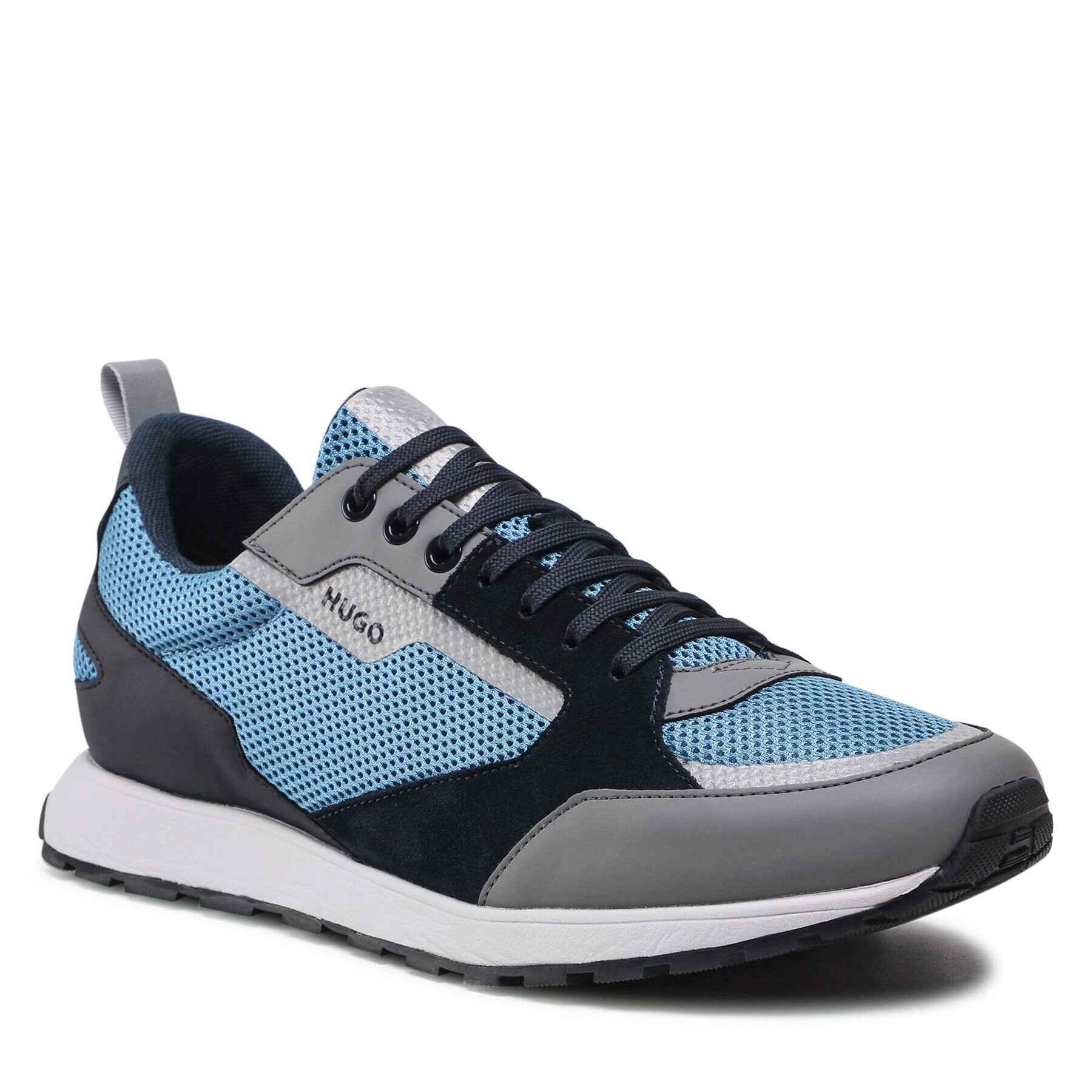 Hugo Sneakers Icelin Runn 50470360 10225868 01 Albastru - Pled.ro