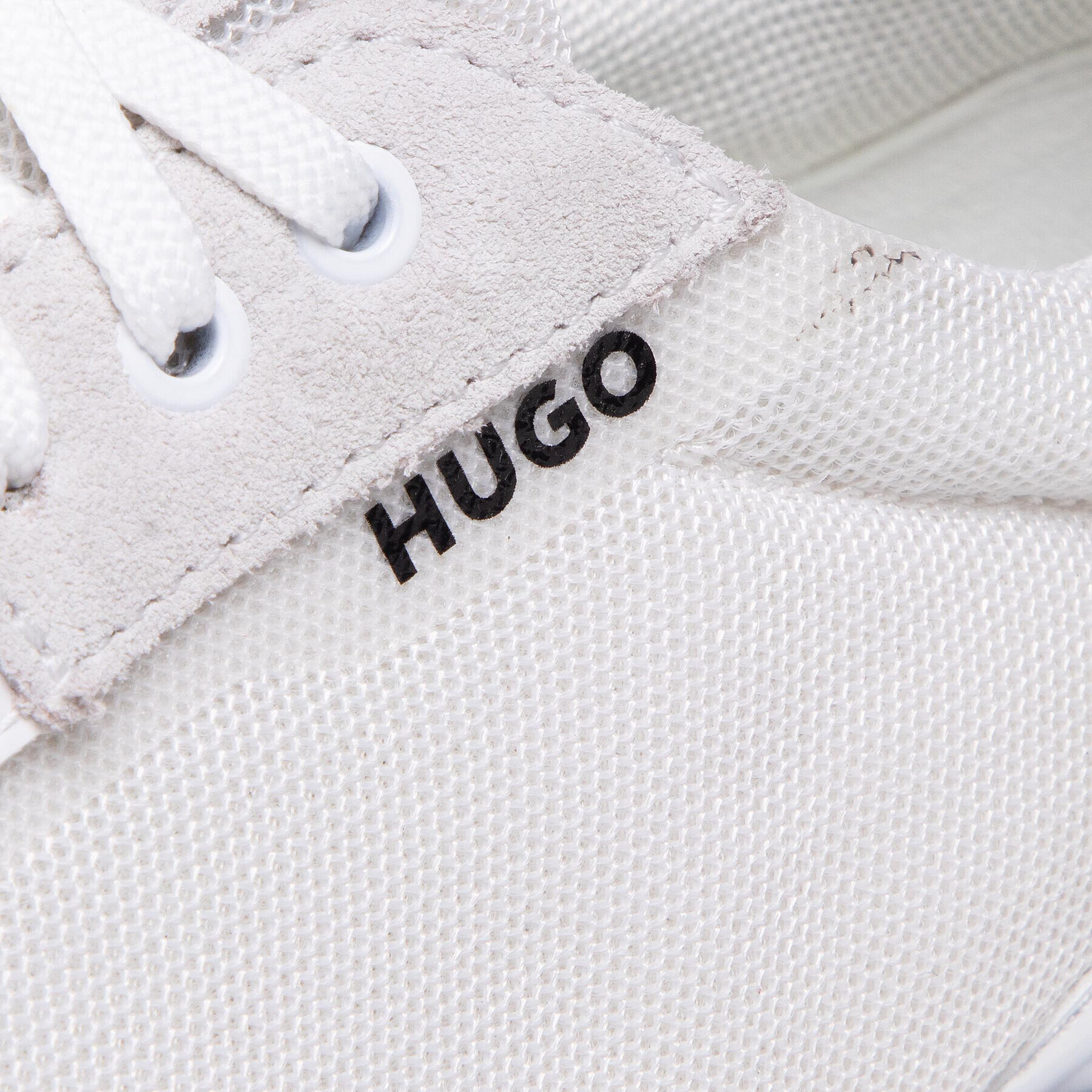 Hugo Sneakers Icelin Runn 50474406 10236947 01 Alb - Pled.ro