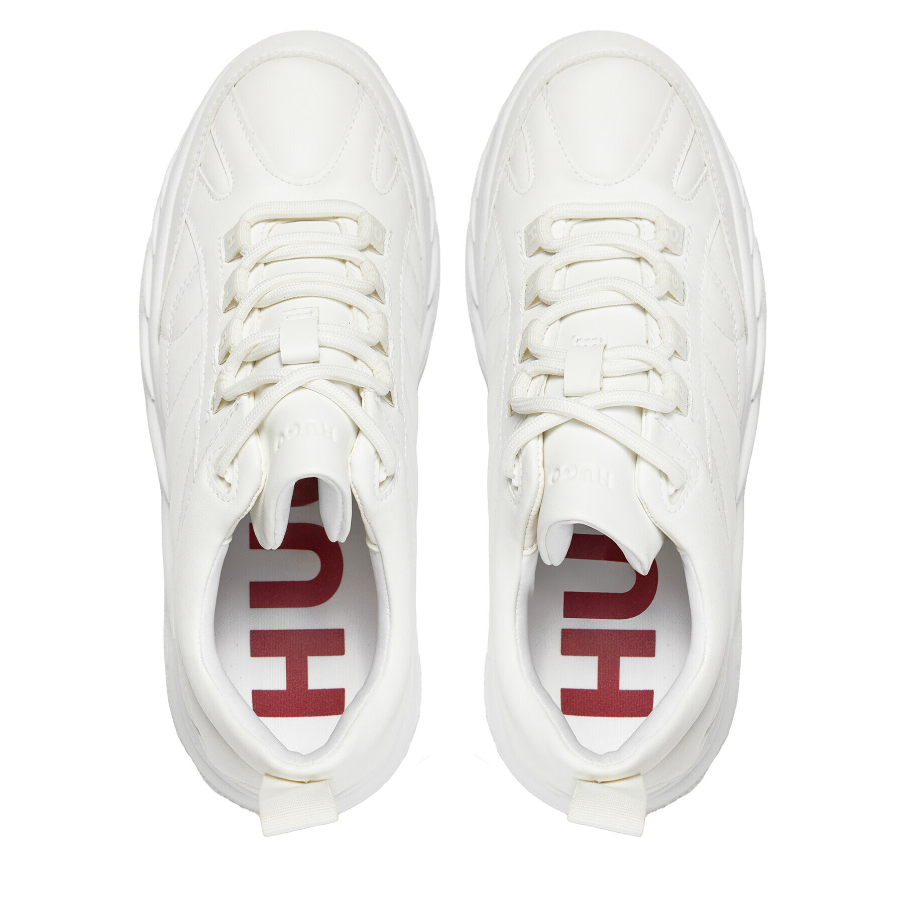 Hugo Sneakers Jodene Tenn 50513325 Alb - Pled.ro