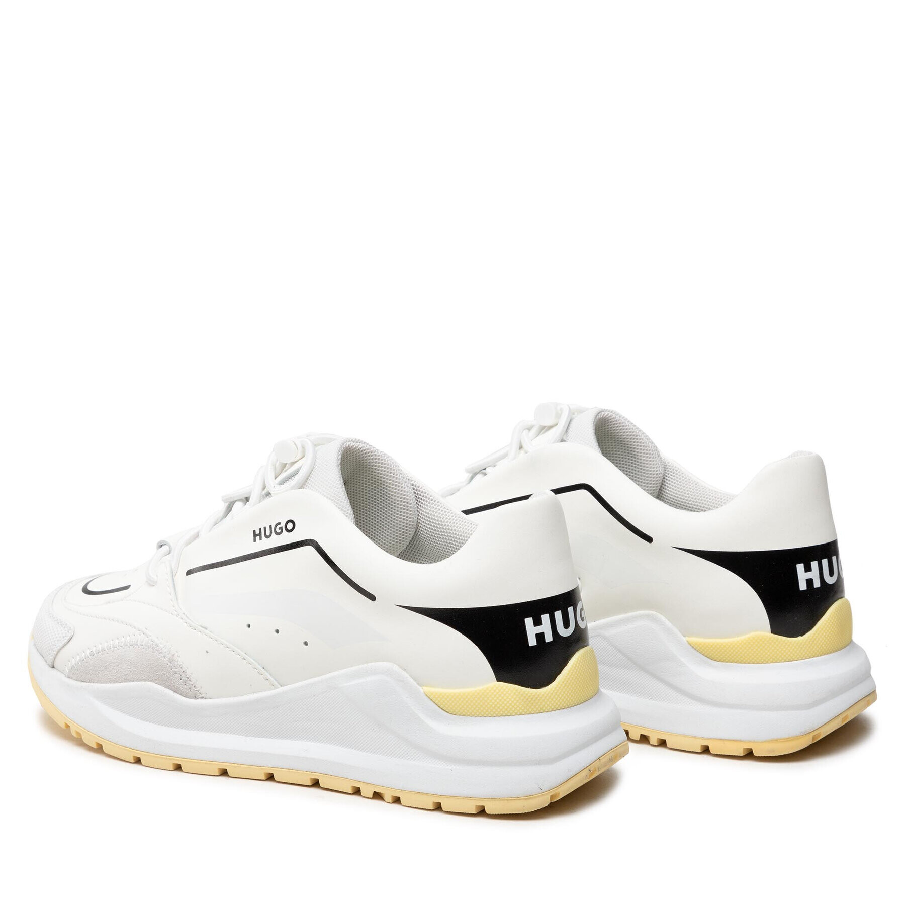 Hugo Sneakers Joyce 50470212 10236948 01 Alb - Pled.ro