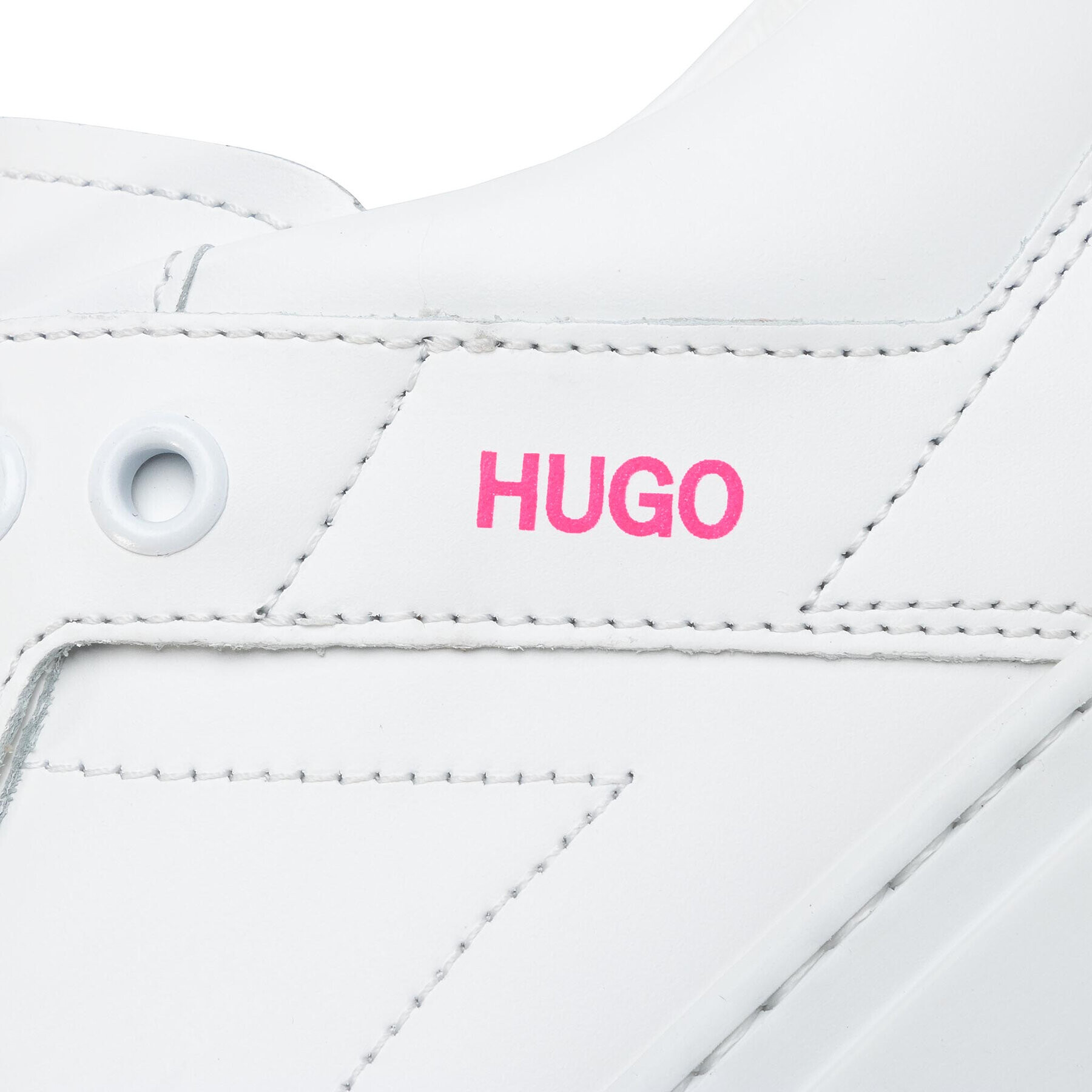 Hugo Sneakers Mayfair DetLow Cut-C 50418933 10201909 01 Alb - Pled.ro