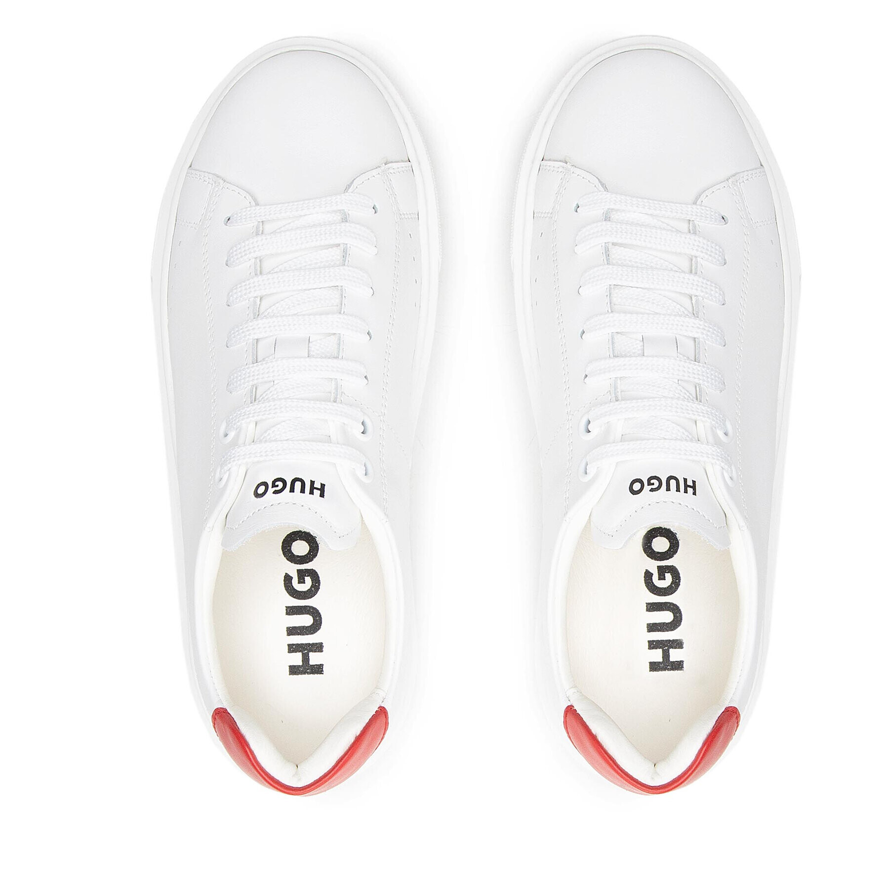 Hugo Sneakers Quiver 50480657 10245636 01 Alb - Pled.ro