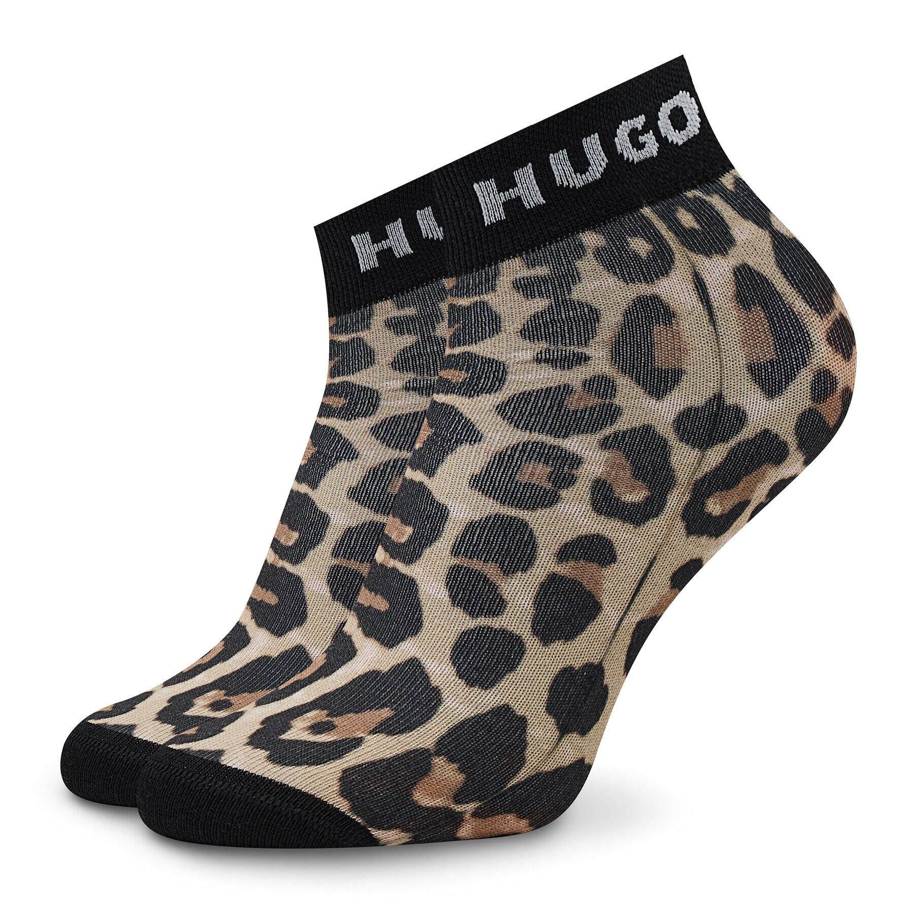 Hugo Șosete Lungi de Damă Sh Leo Print W 50484151 Maro - Pled.ro